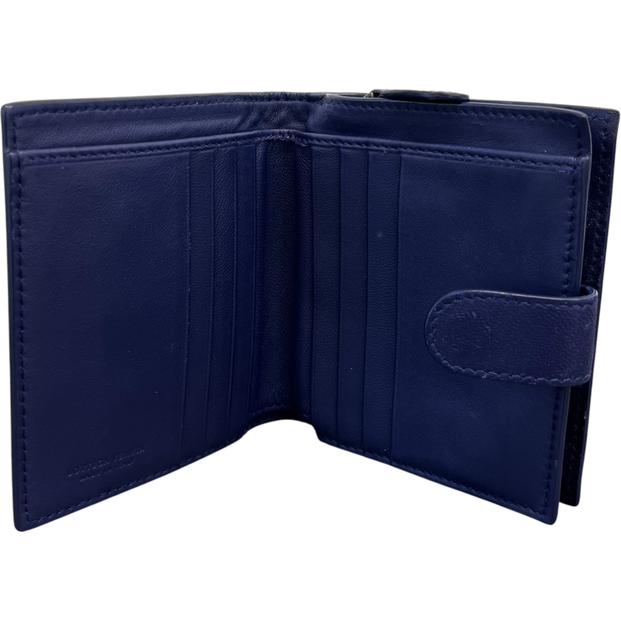 Women's Intrecciato Leather Purse Purple