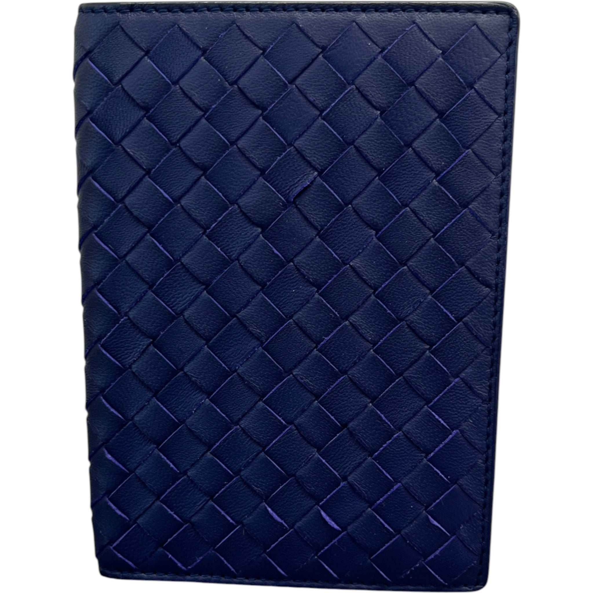 Women's Intrecciato Passport Holder Purple