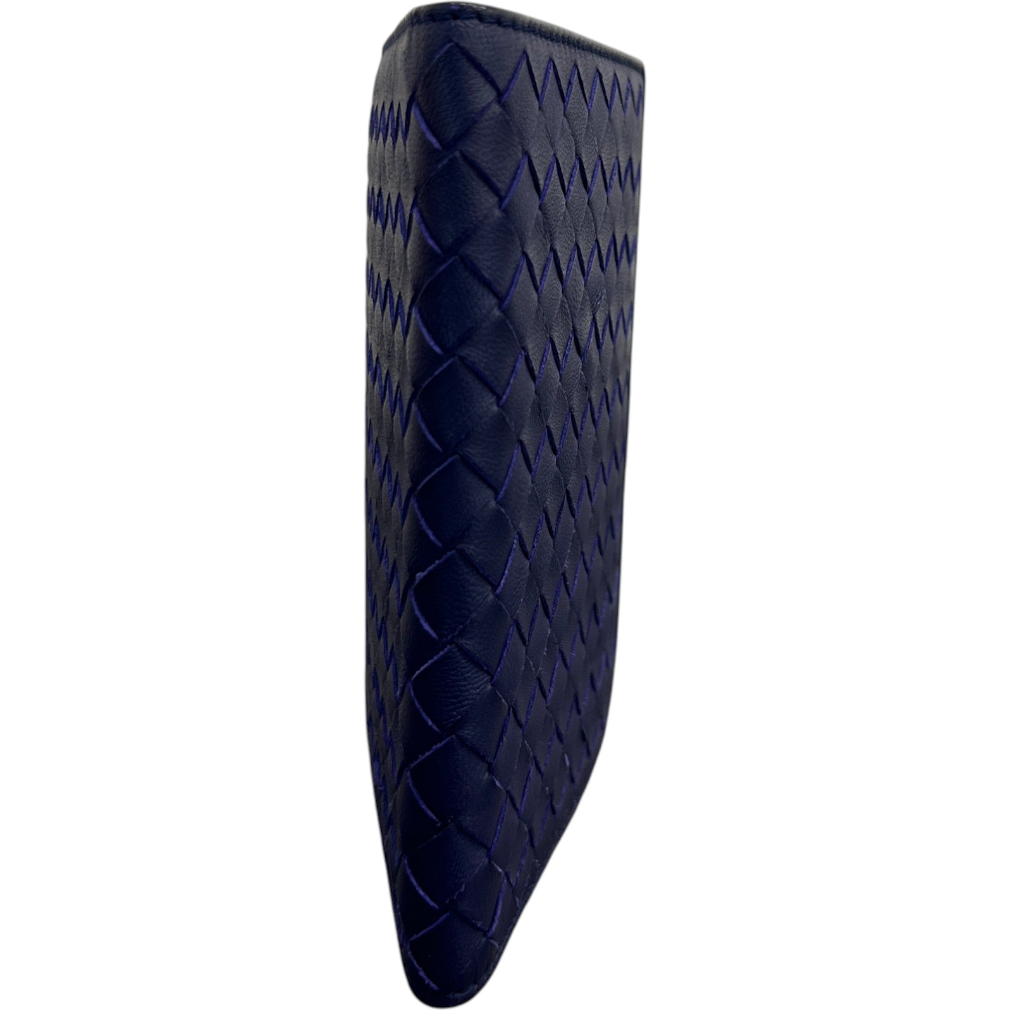 Women's Intrecciato Passport Holder Purple