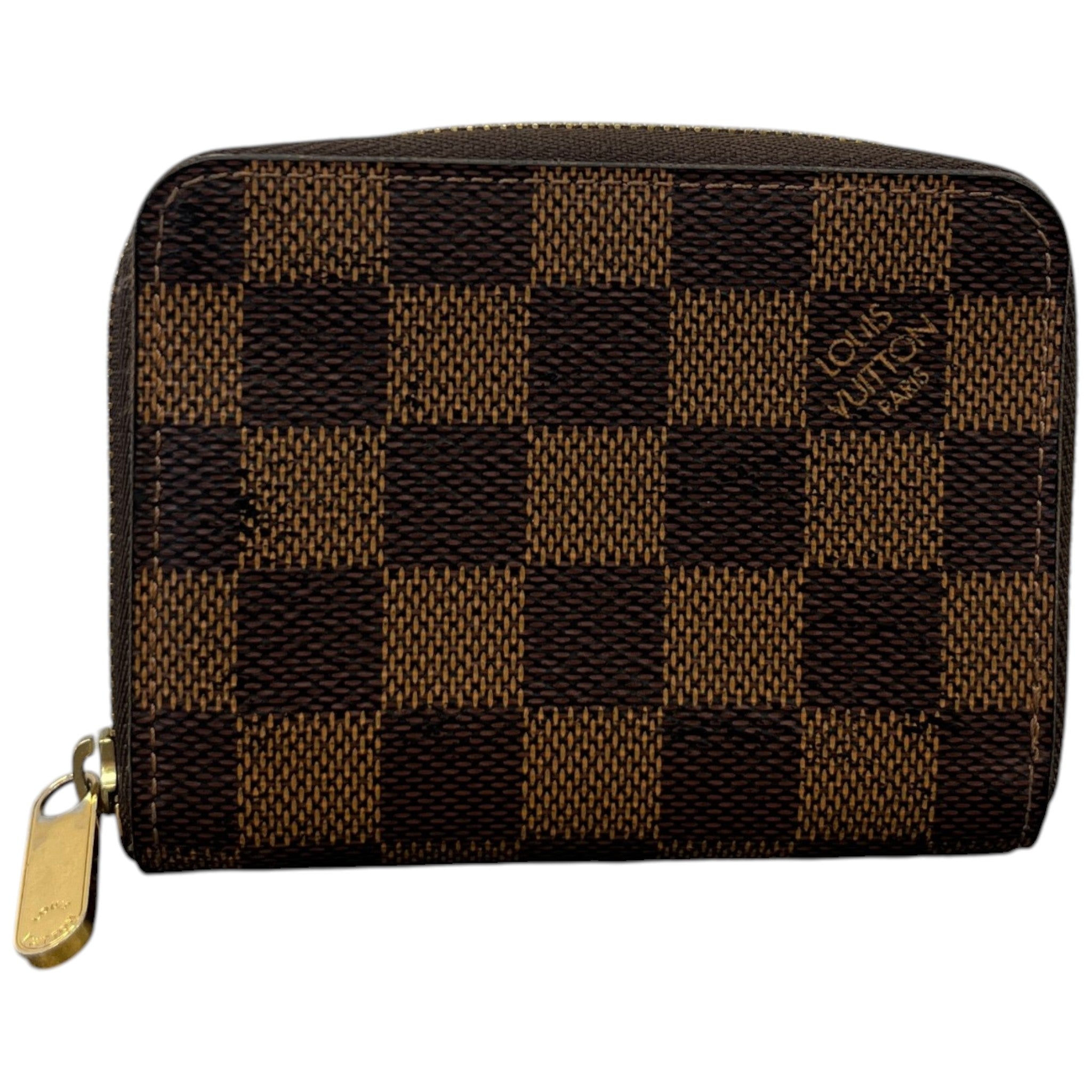 Women's Damier Ebene Zippy Coin Purse Brown