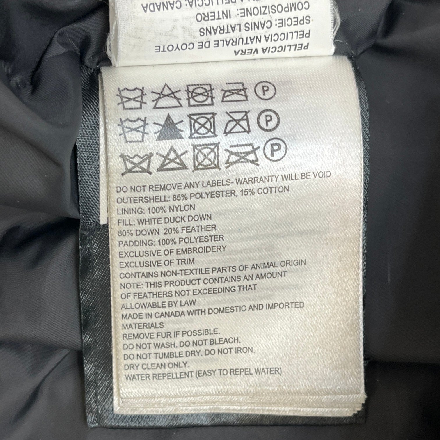 Men's Carson Parka Down Jacket Black Size M