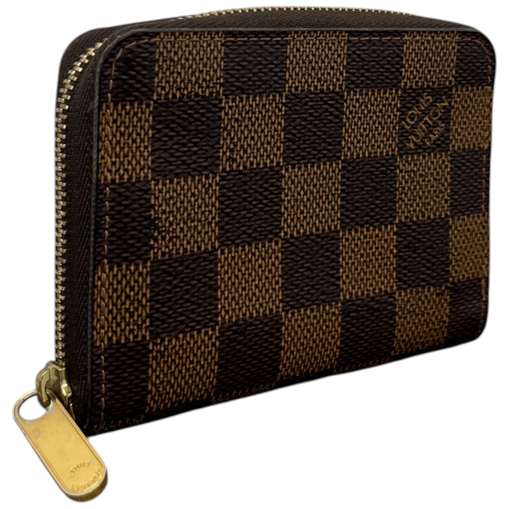 Women's Damier Ebene Zippy Coin Purse Brown