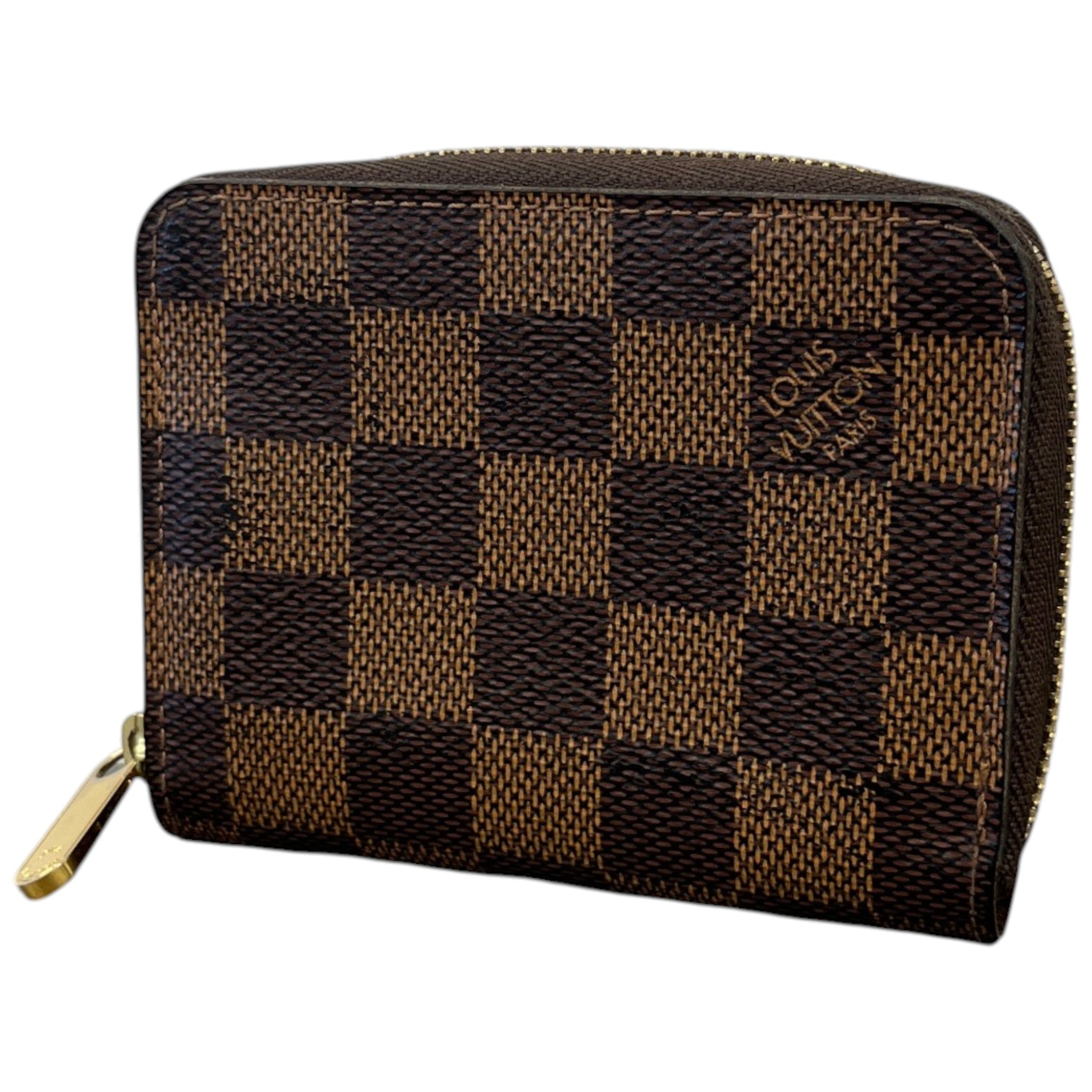 Women's Damier Ebene Zippy Coin Purse Brown