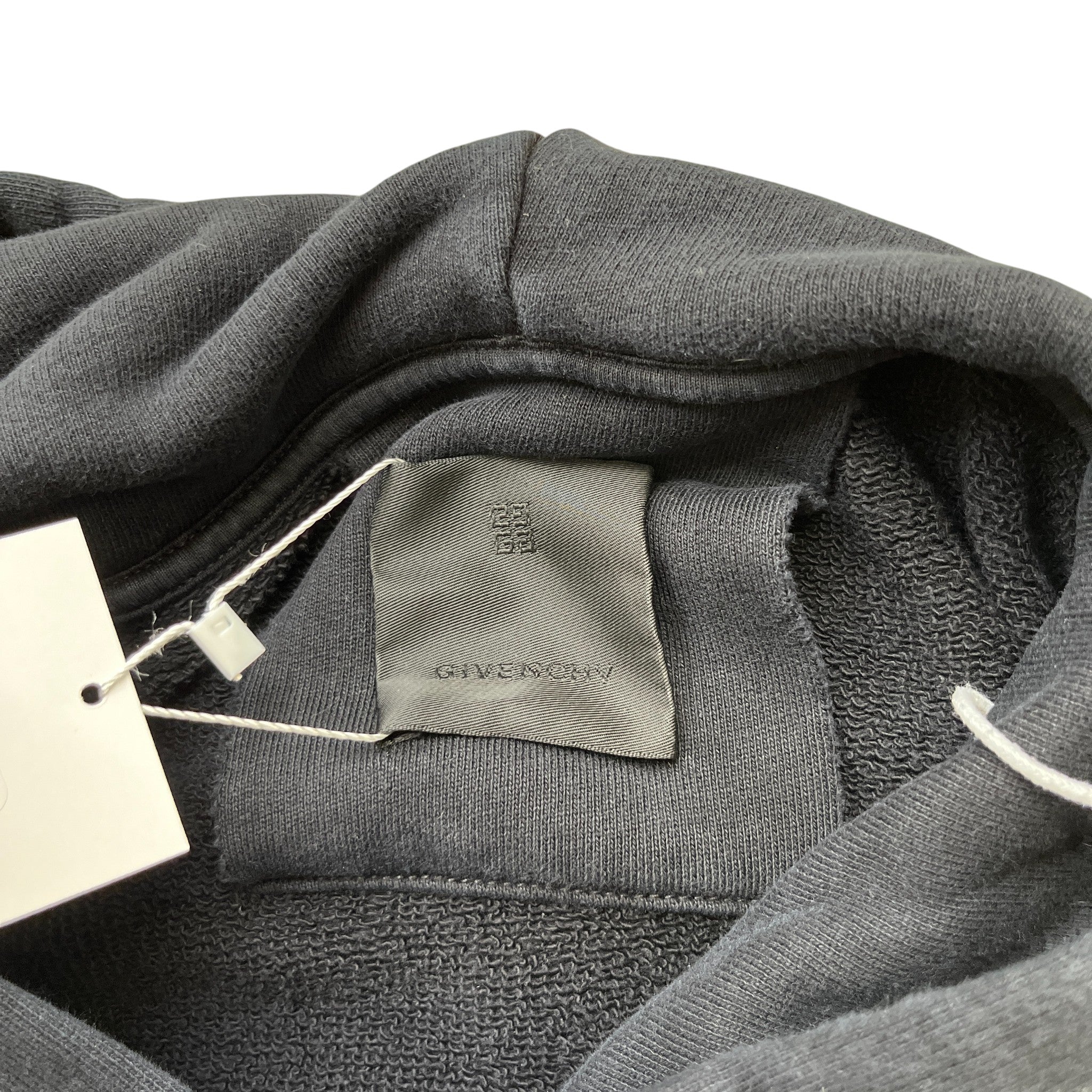 Men's 4G Embroidered Logo Hoodie Black Size XL