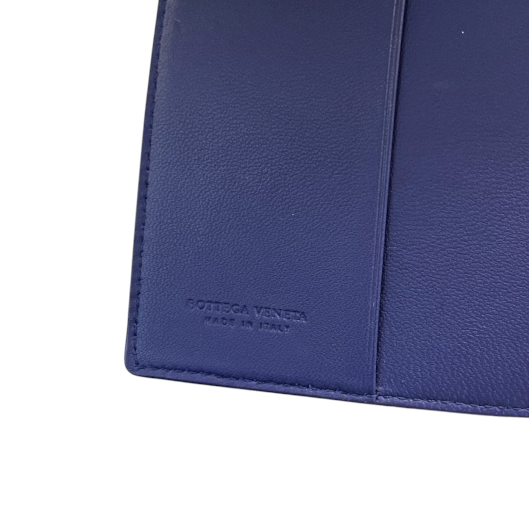 Women's Intrecciato Passport Holder Purple