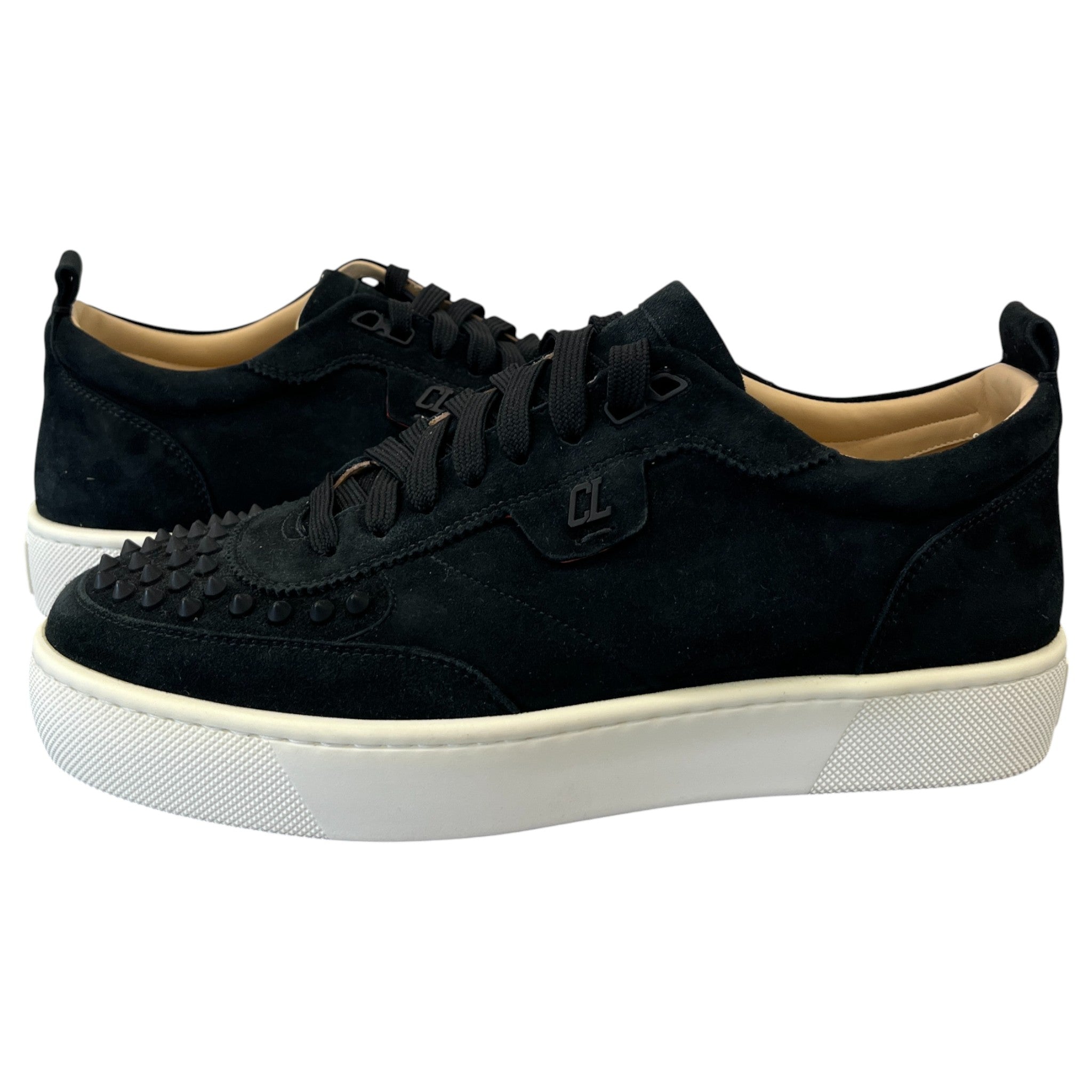 Men's Happyrui Spikes Low Trainers Black Size EU 43 / UK 9