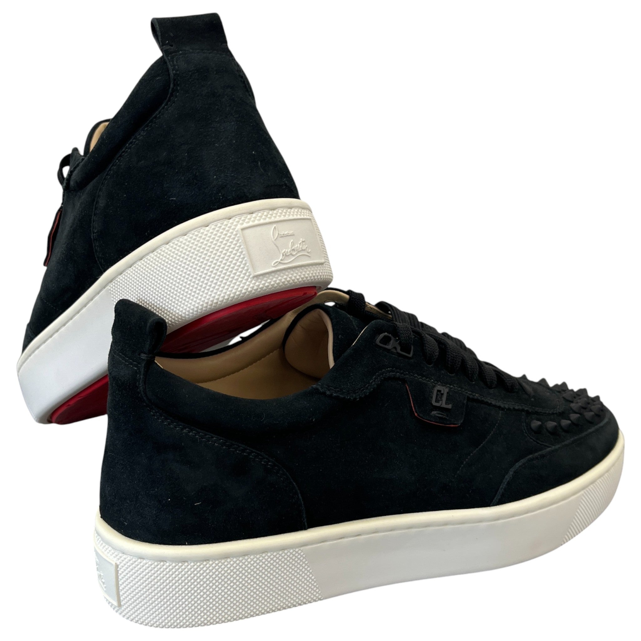 Men's Happyrui Spikes Low Trainers Black Size EU 43 / UK 9