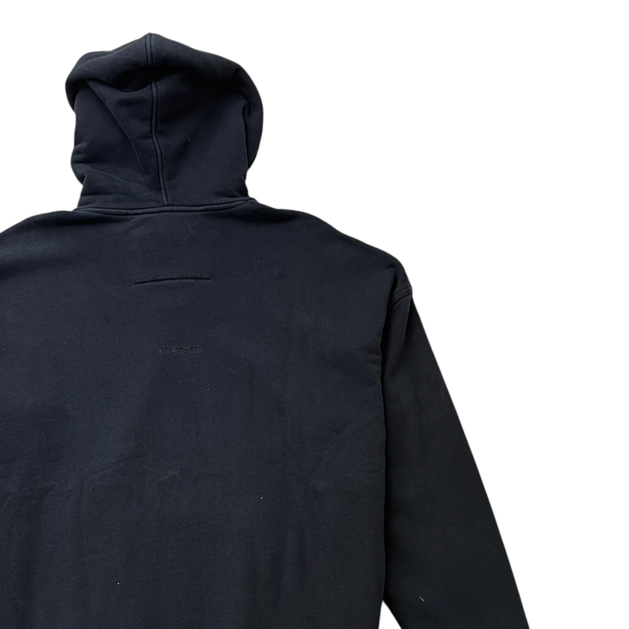 Men's 4G Embroidered Logo Hoodie Black Size XL