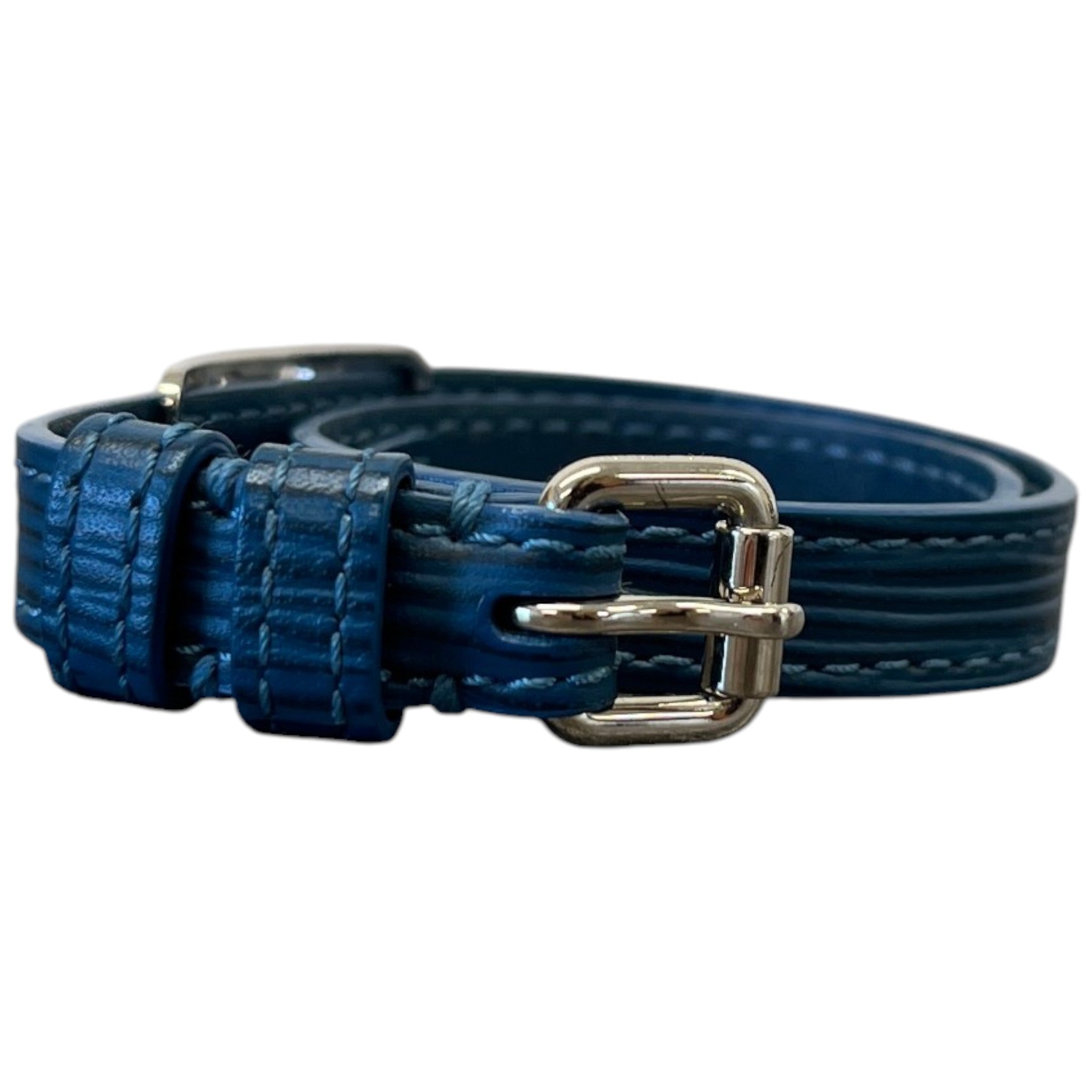 Men's Epi Wrap Bracelet Blue