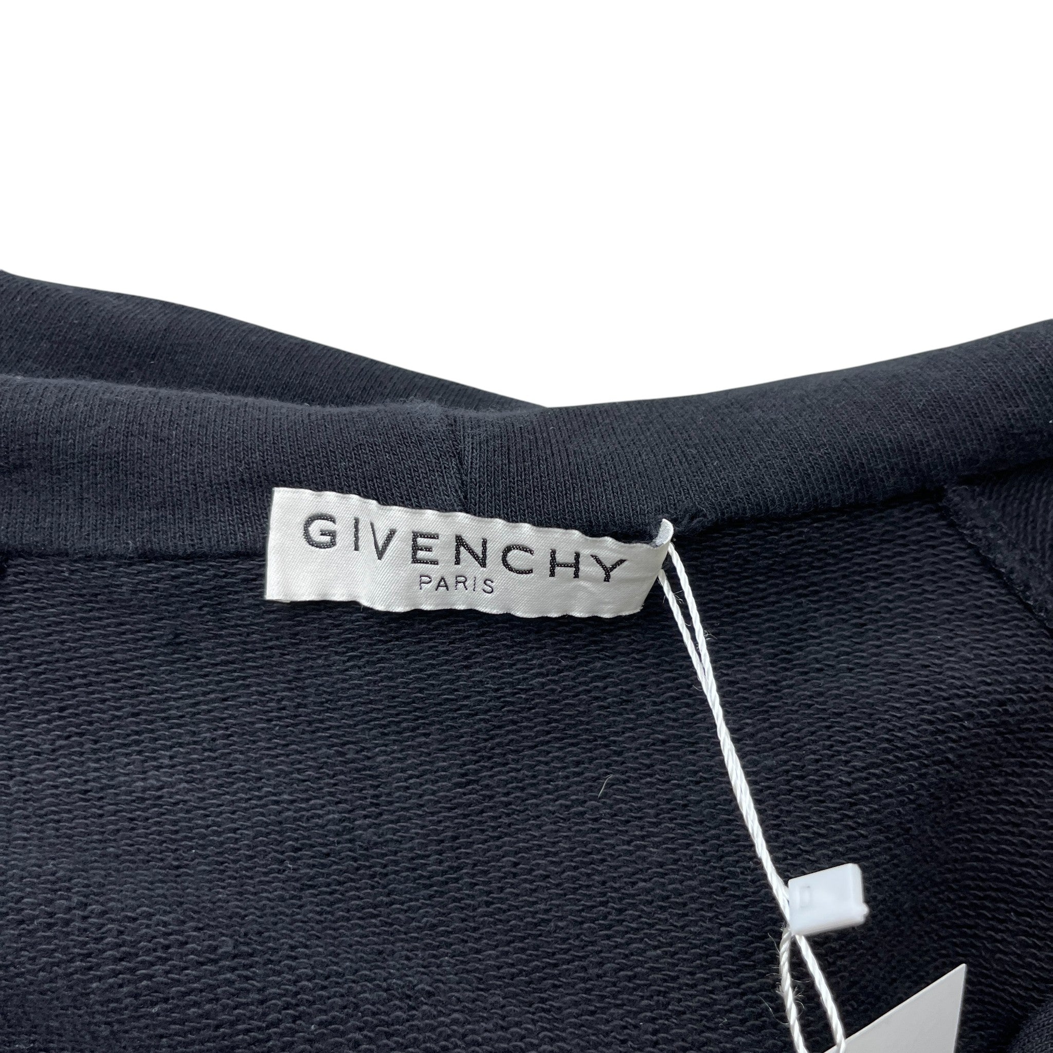 Men's Embroidered Logo Zip Track Jacket Black Size XXL