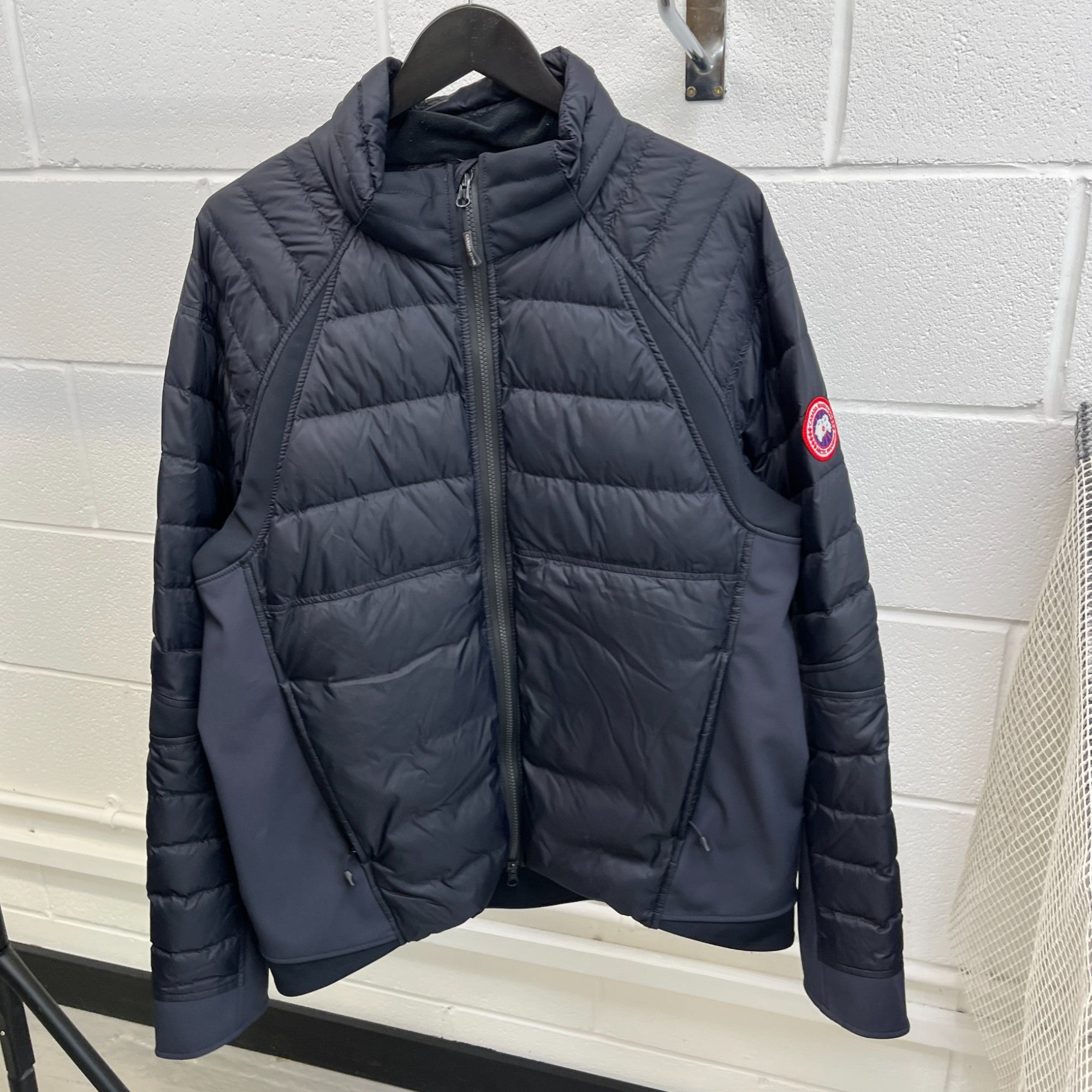 Men's Hybridge Lite Down Jacket Navy Size XL