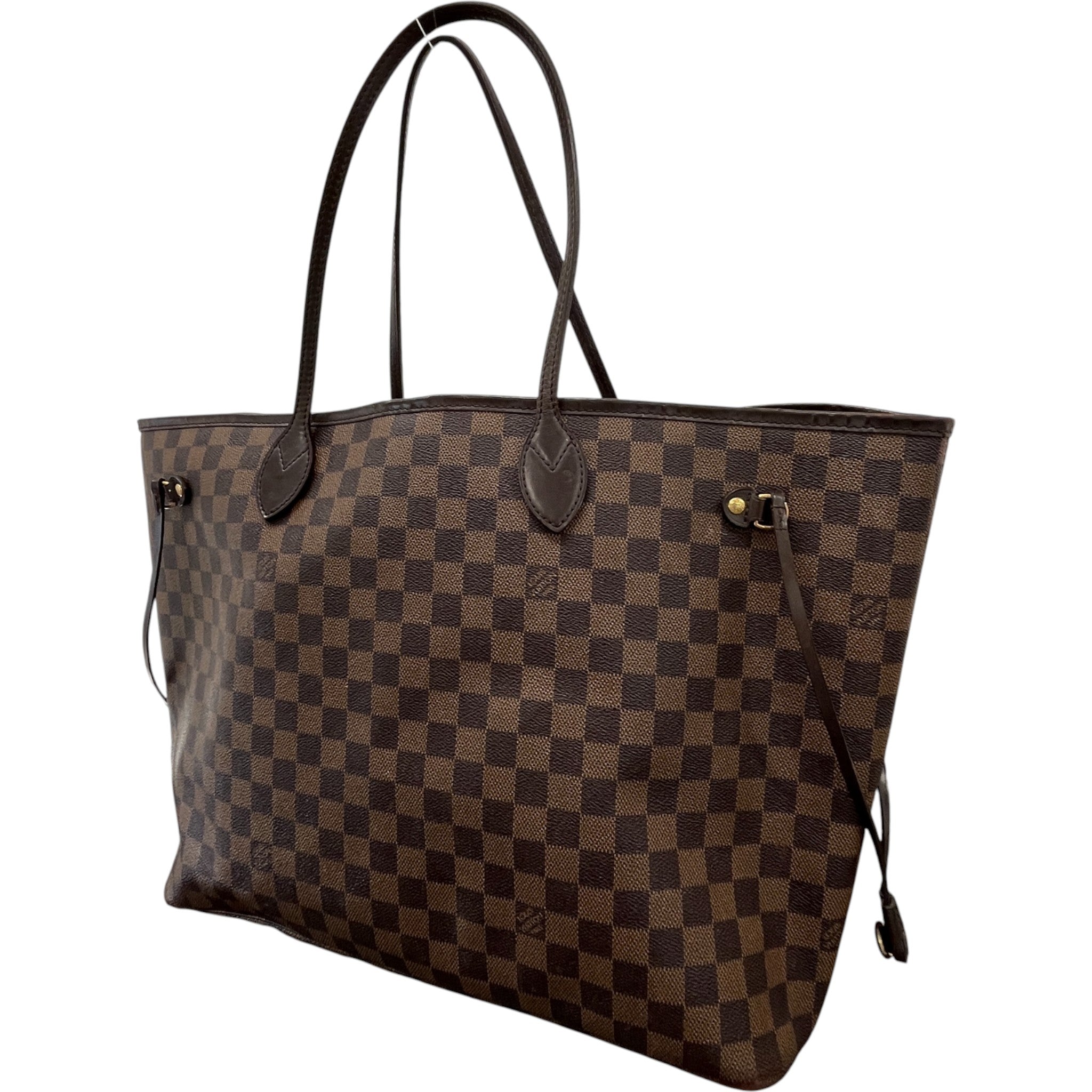 Women's Damier Ebene Neverfull Gm Bag Brown