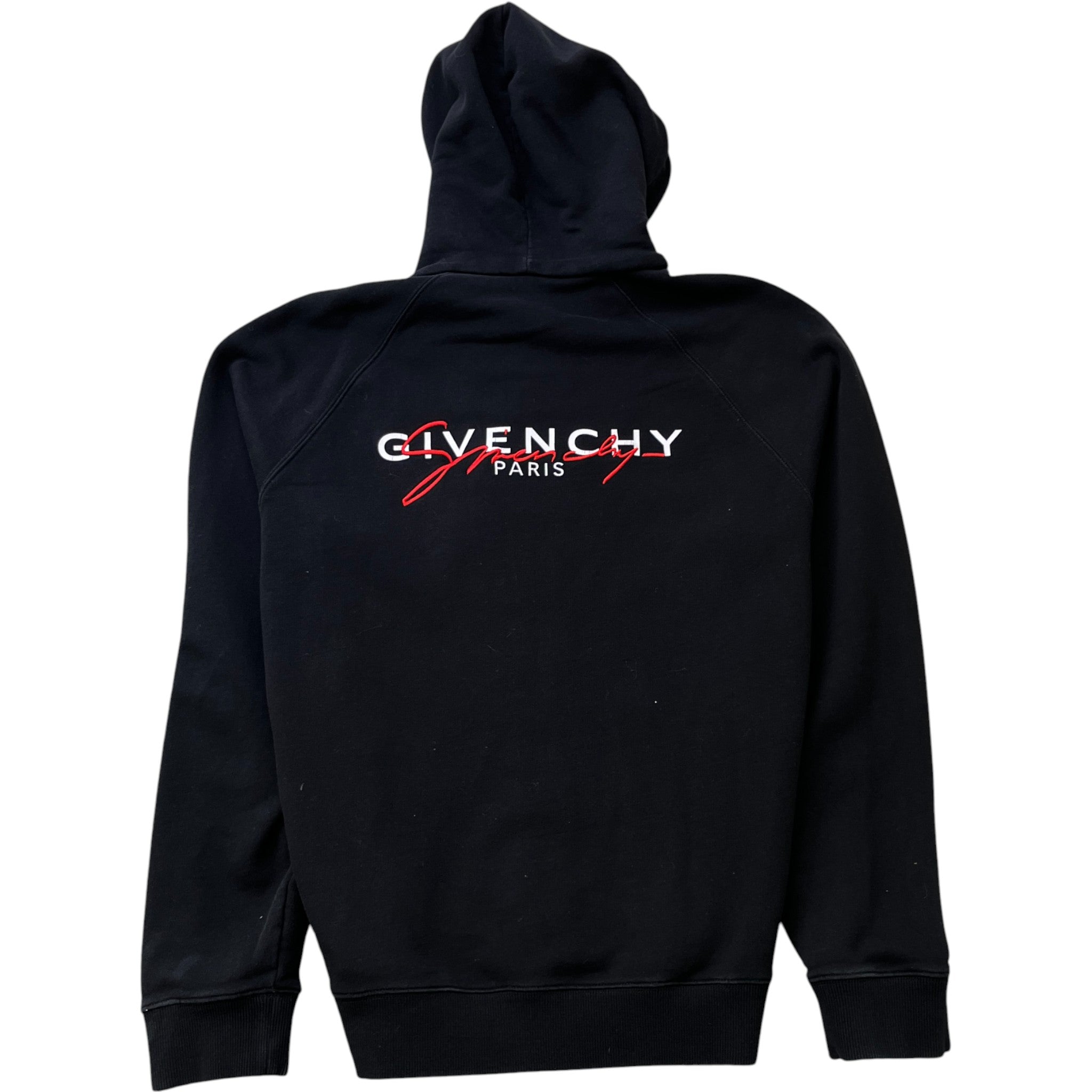 Men's Embroidered Logo Zip Track Jacket Black Size XXL