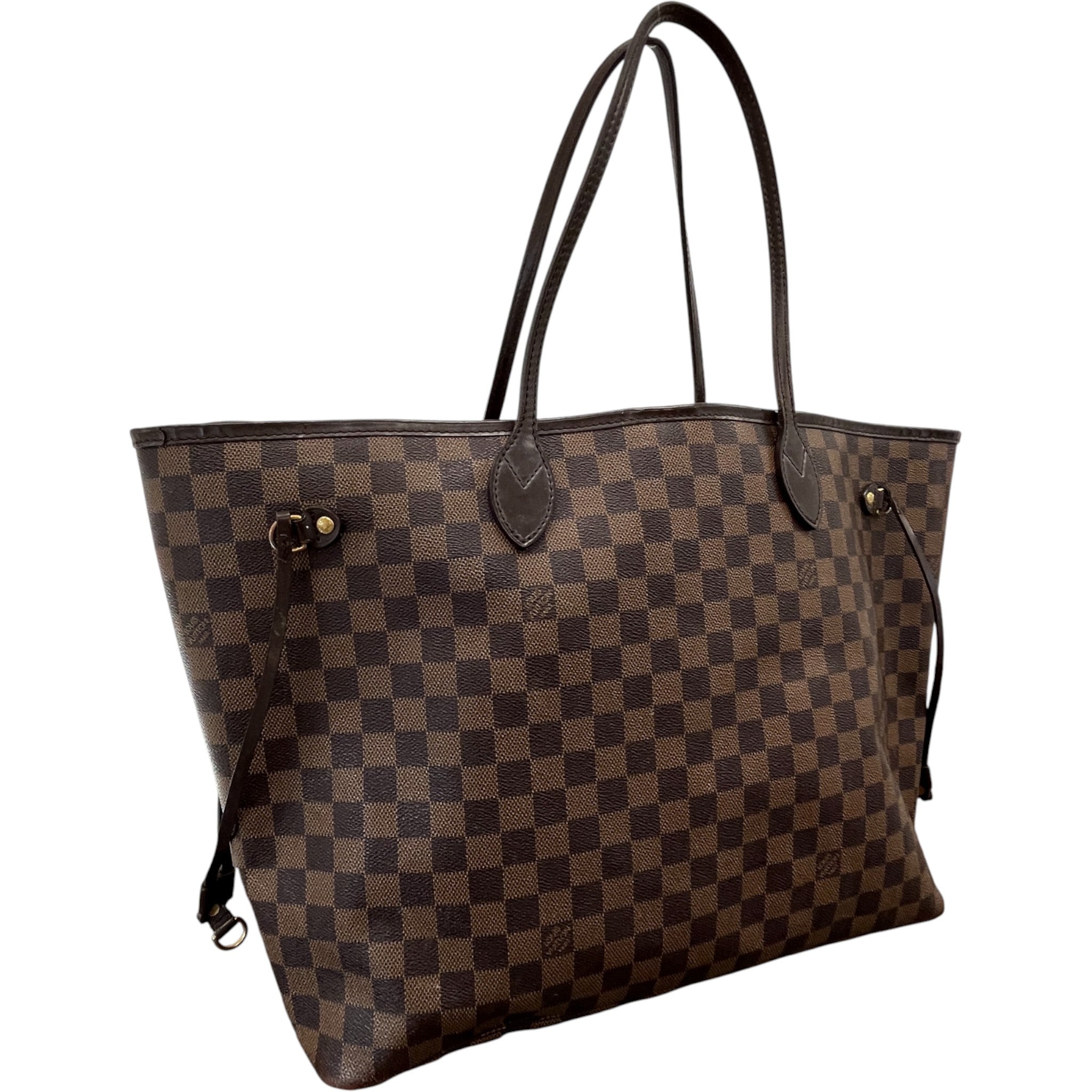 Women's Damier Ebene Neverfull Gm Bag Brown