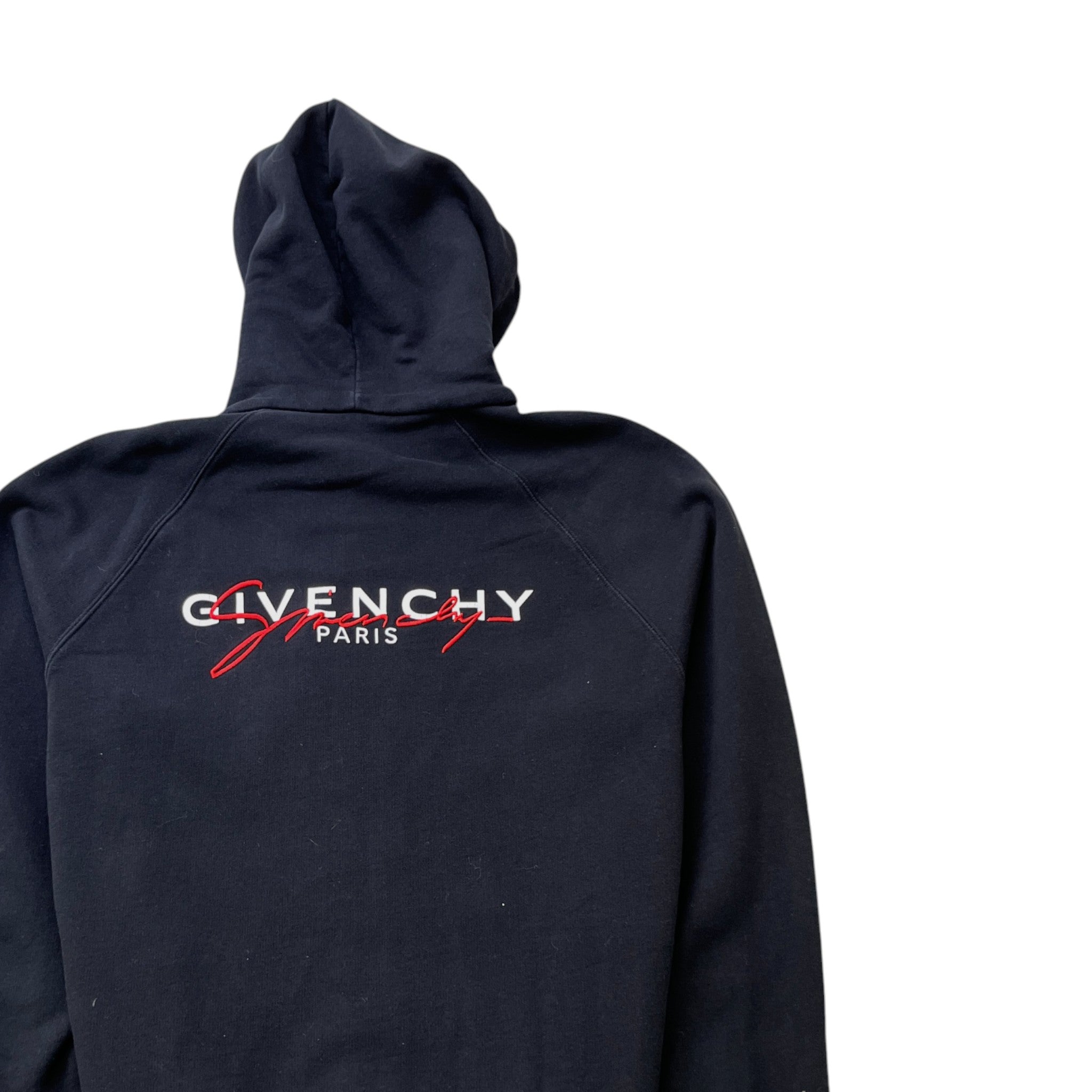 Men's Embroidered Logo Zip Track Jacket Black Size XXL