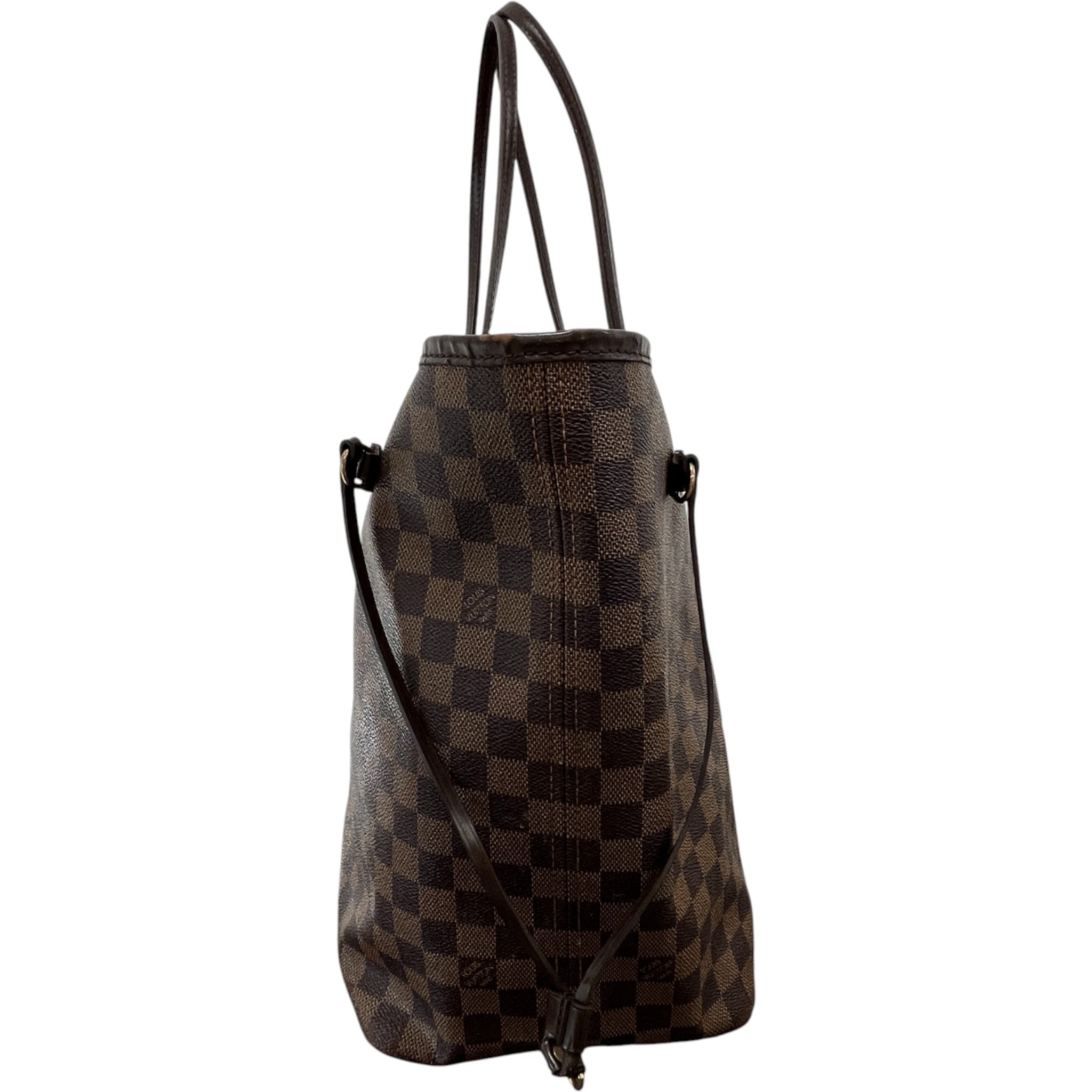 Women's Damier Ebene Neverfull Gm Bag Brown
