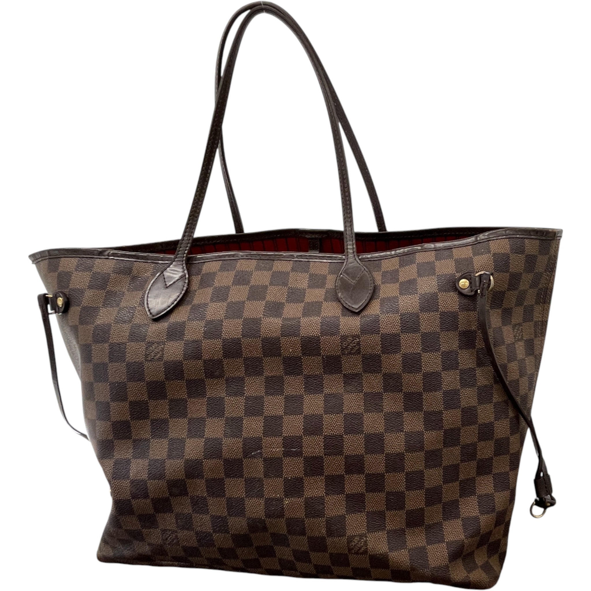Women's Damier Ebene Neverfull Gm Bag Brown