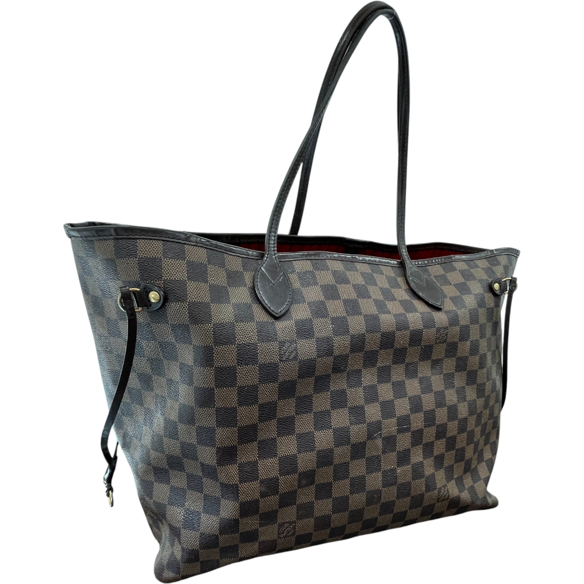 Women's Damier Ebene Neverfull Gm Bag Brown