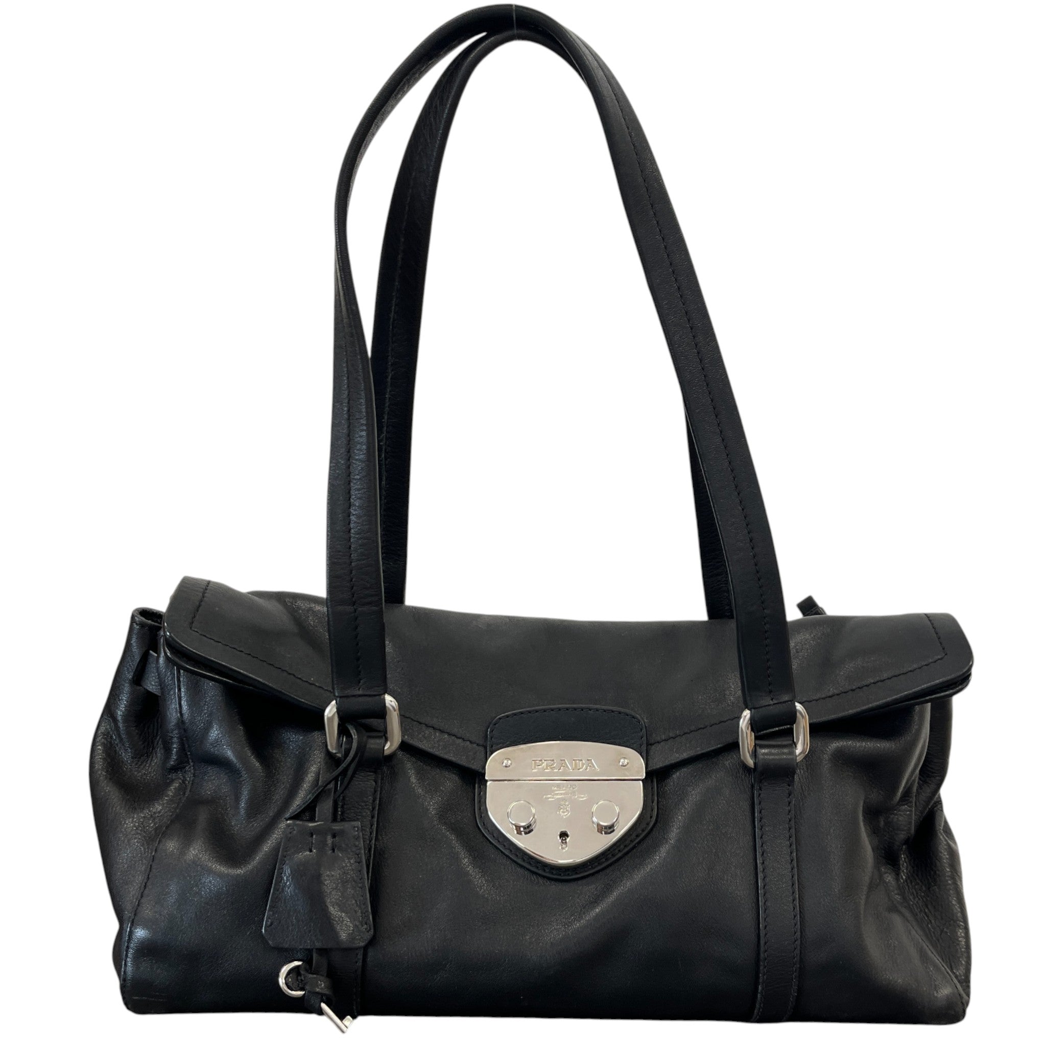 Women's Nappa Sound Shoulder Bag Black