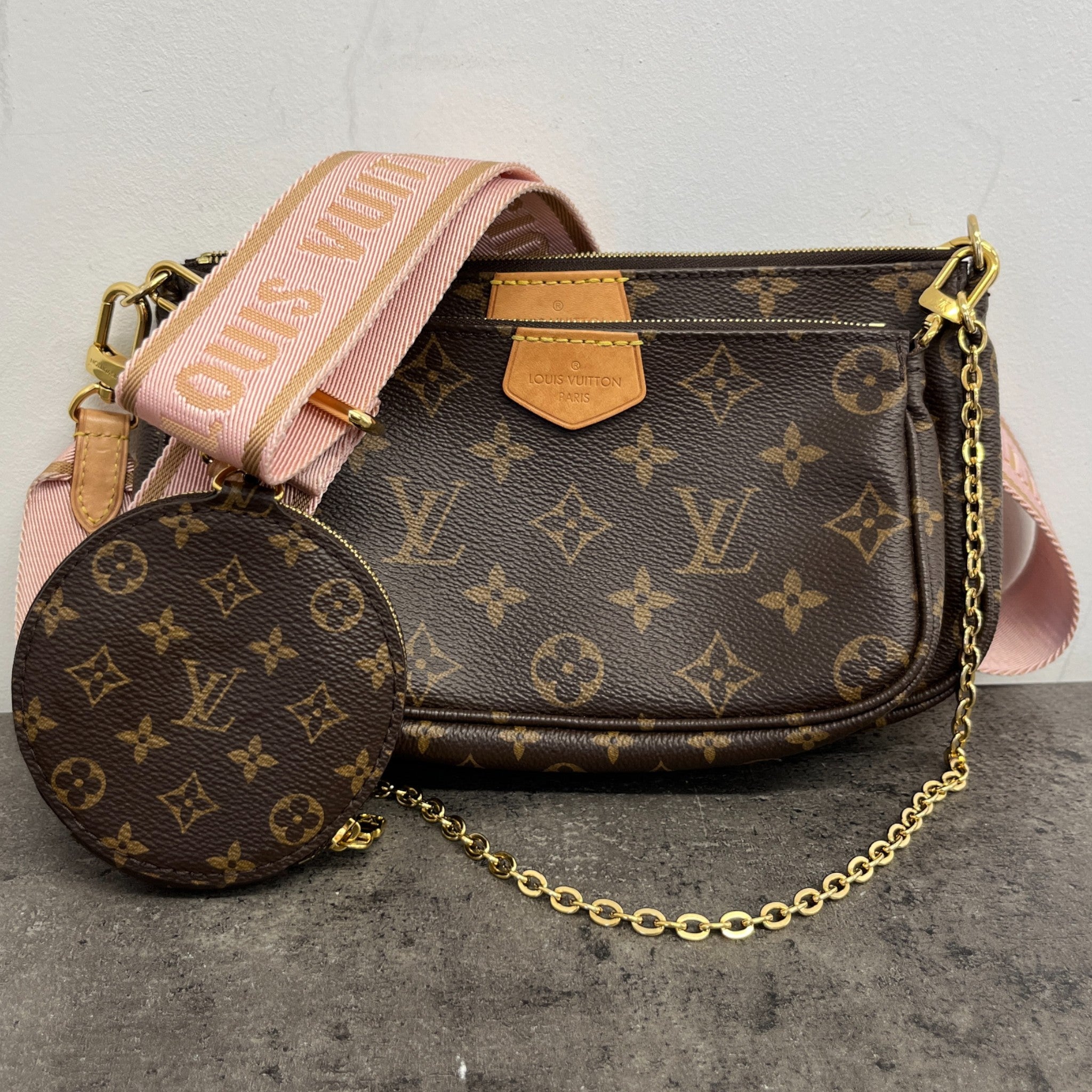 Women's Monogram Multi Pochette Bag Brown