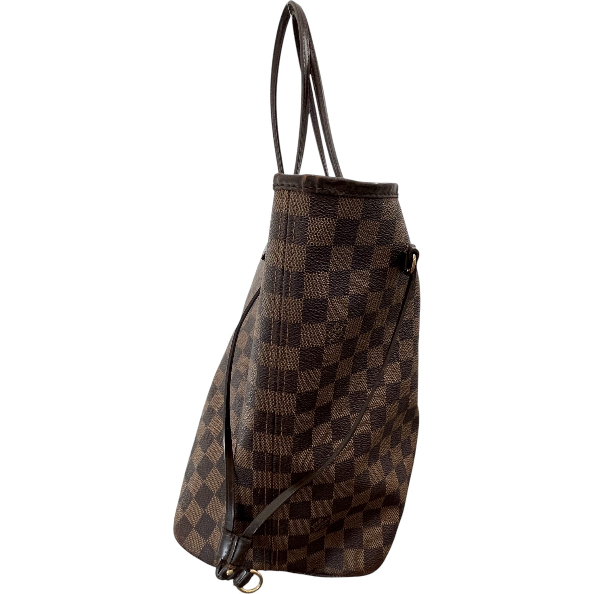 Women's Damier Ebene Neverfull Gm Bag Brown