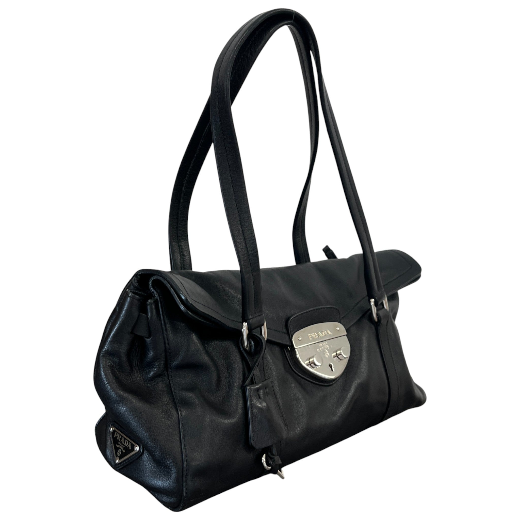 Women's Nappa Sound Shoulder Bag Black
