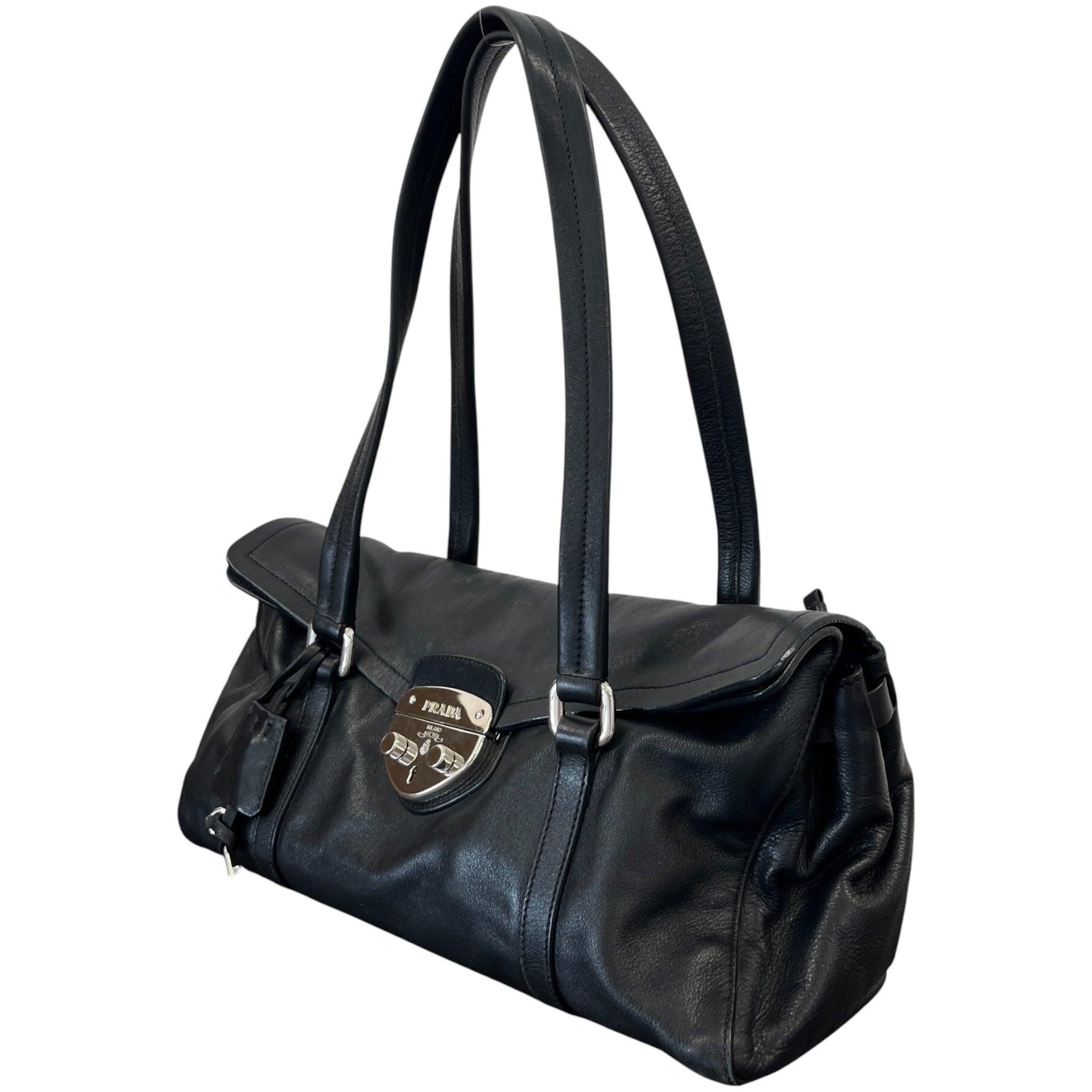 Women's Nappa Sound Shoulder Bag Black