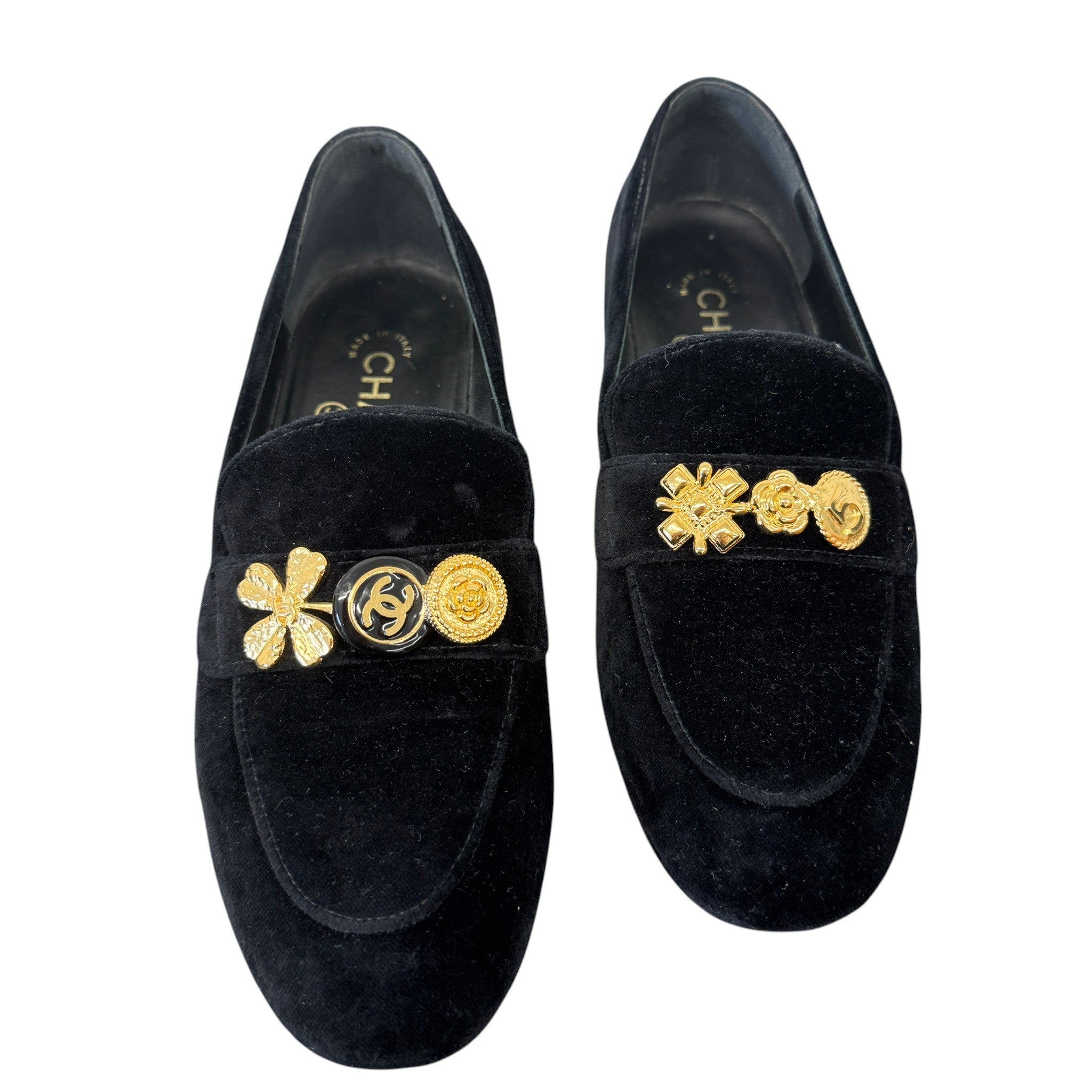 Women's Cc Charm Loafers Black Size EU 37 / UK 4