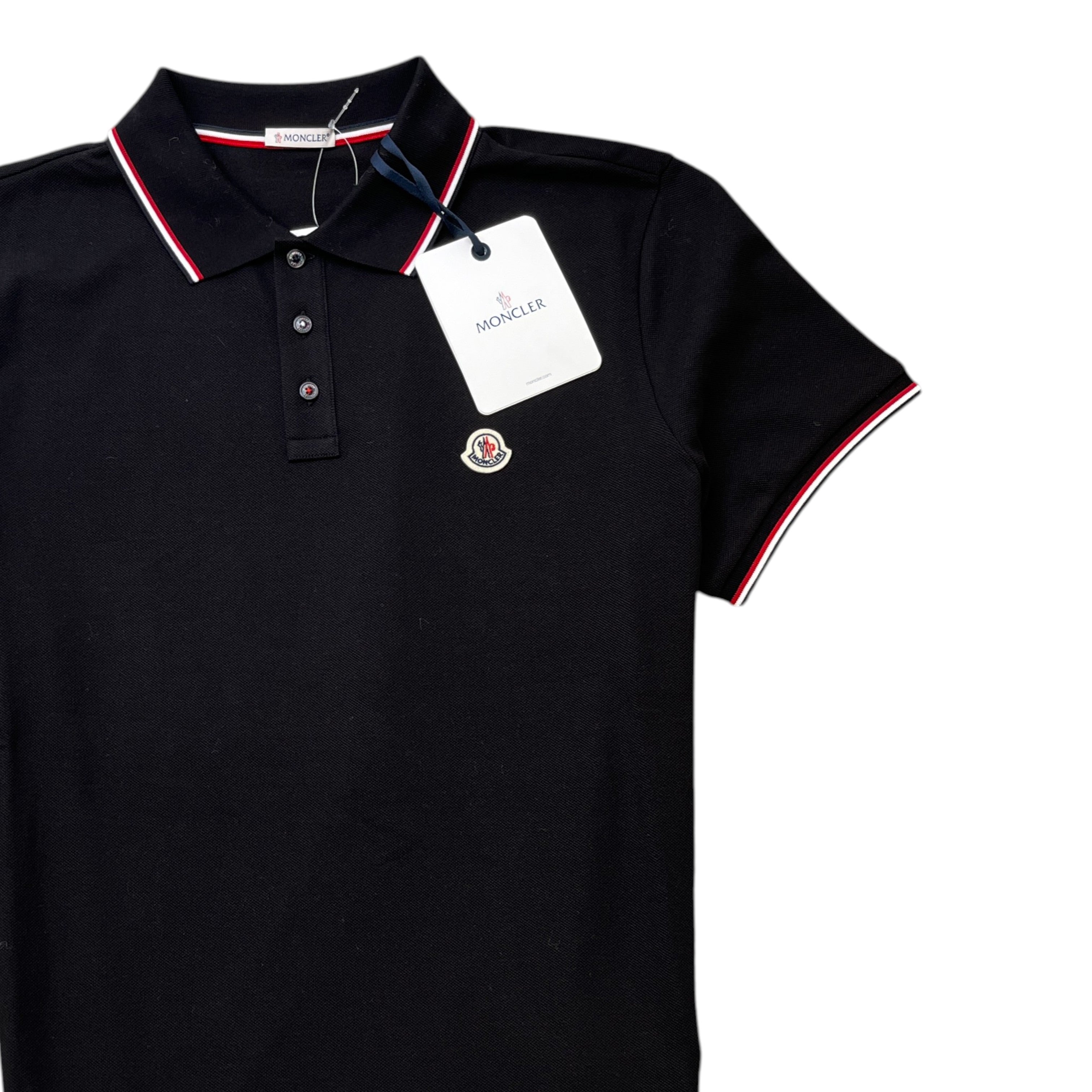 Men's Ss Polo Shirt Black Size XXL