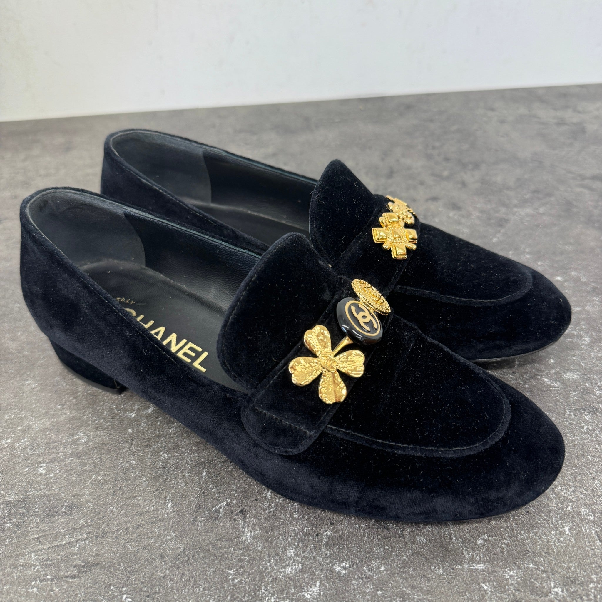 Women's Cc Charm Loafers Black Size EU 37 / UK 4