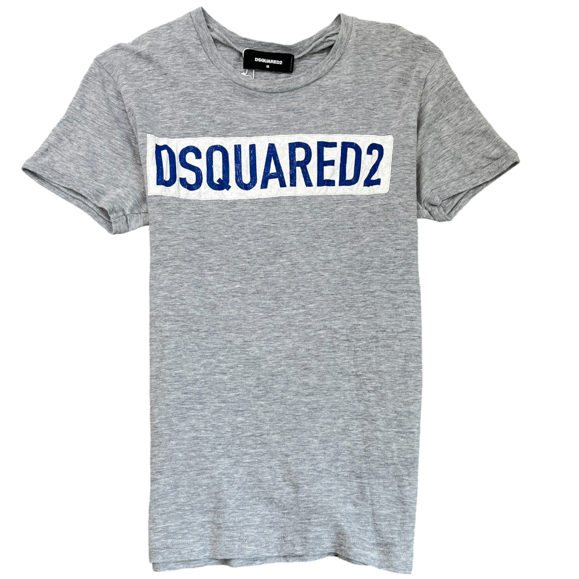 Men's Logo Print T-Shirt Grey Size M