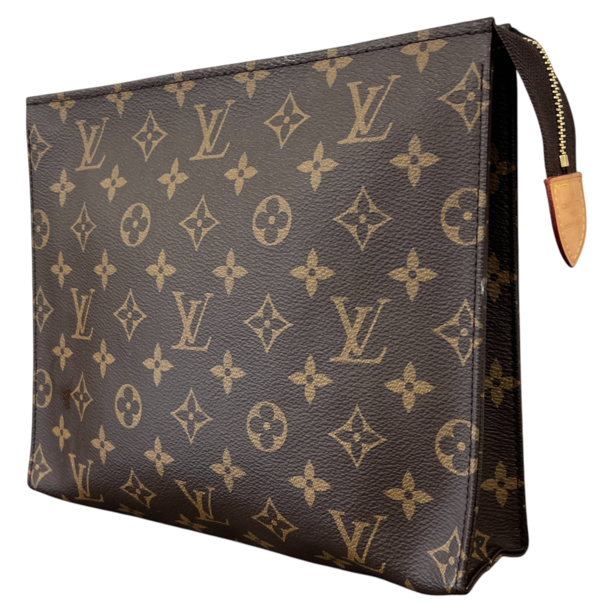 Women's Monogram Toiletry Bag Brown