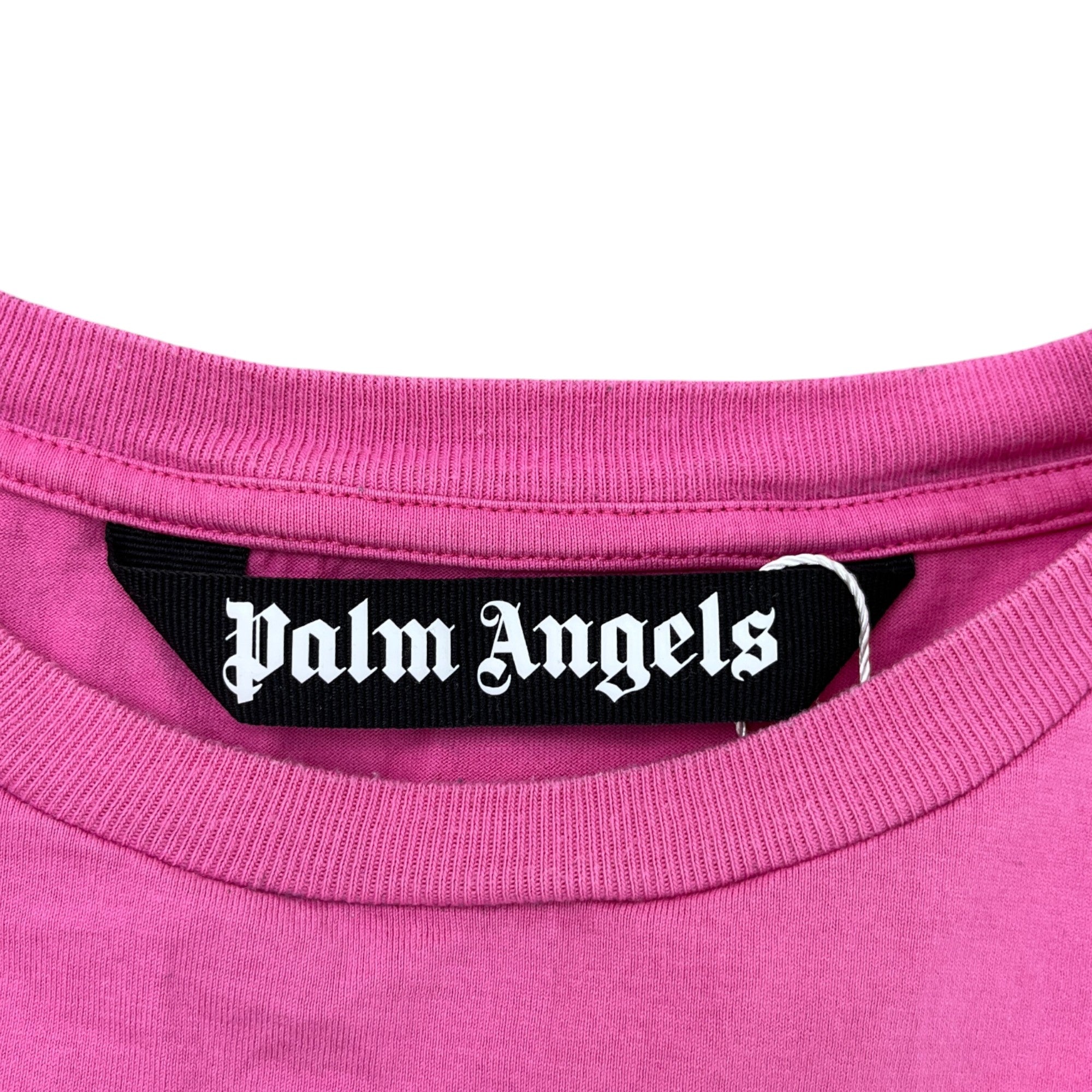 Men's Logo Print T-Shirt Pink Size S