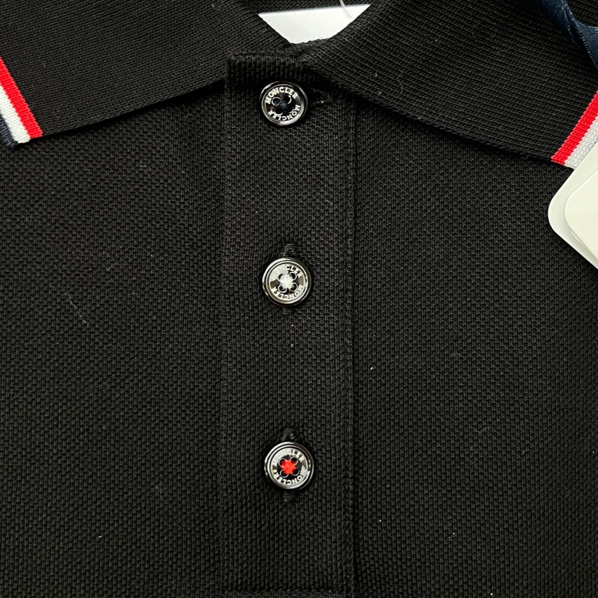 Men's Ss Maglia Polo Shirt Black Size XXL