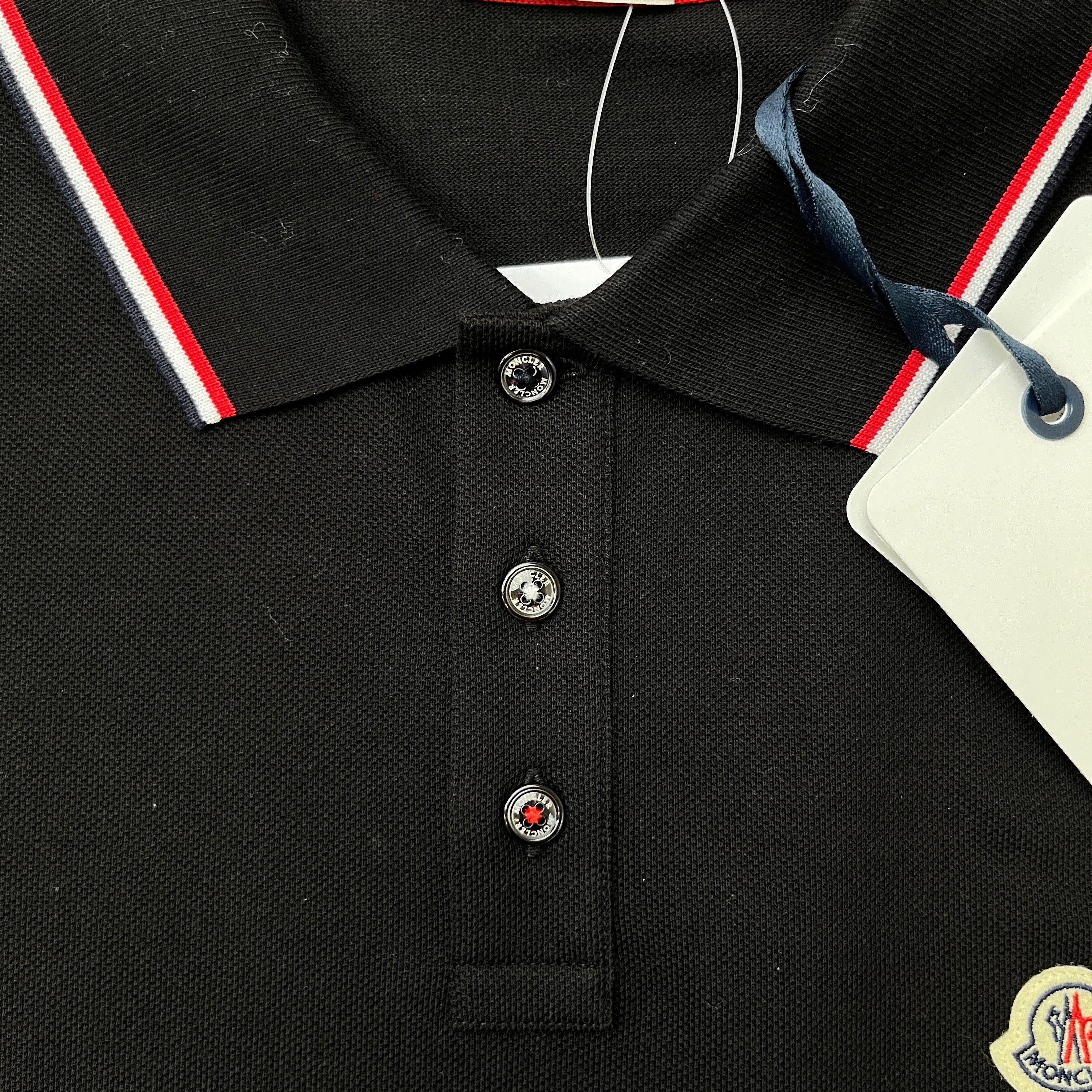 Men's Ss Polo Shirt Black Size L