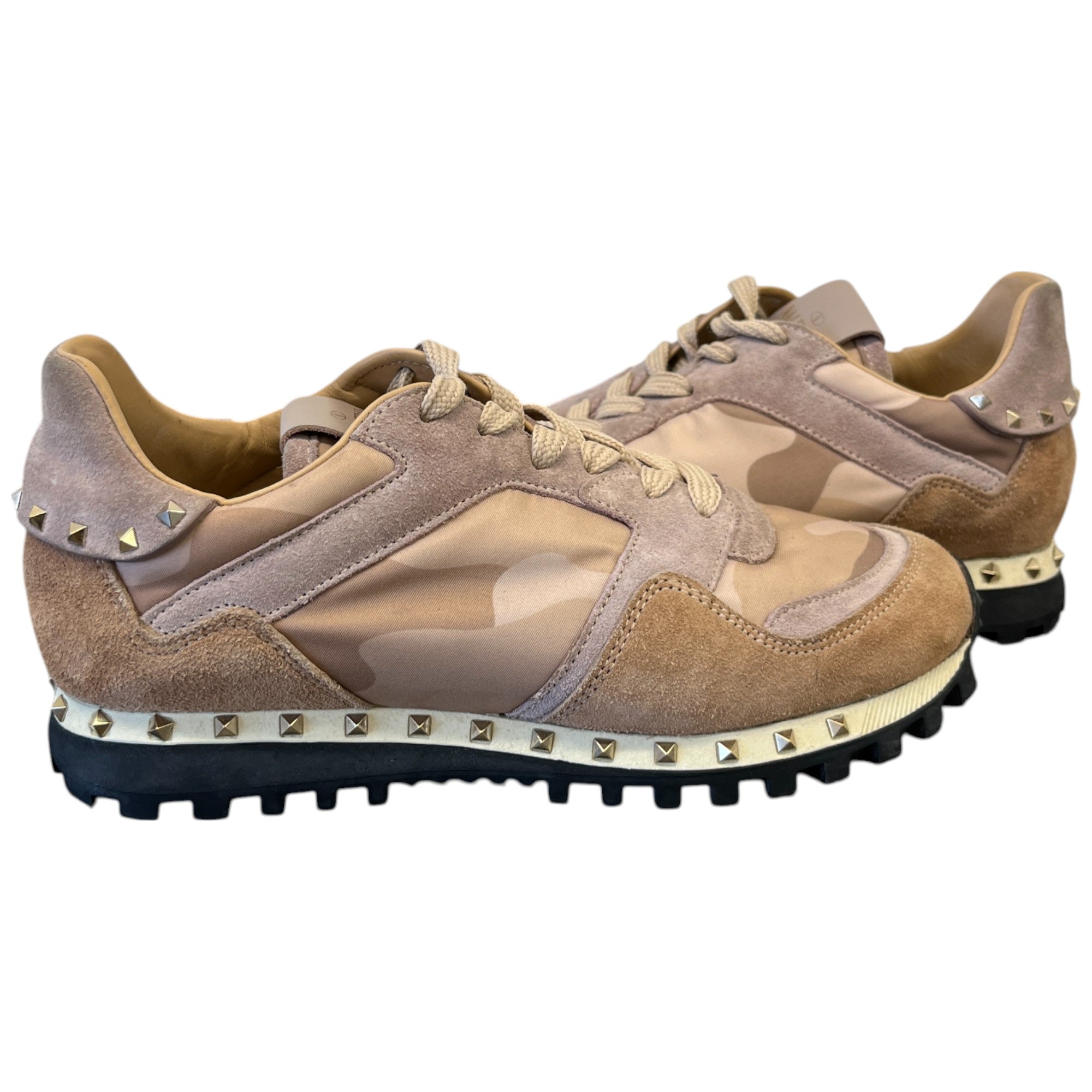 Women's Rockstud Low Trainers Pink Size EU 36 / UK 3