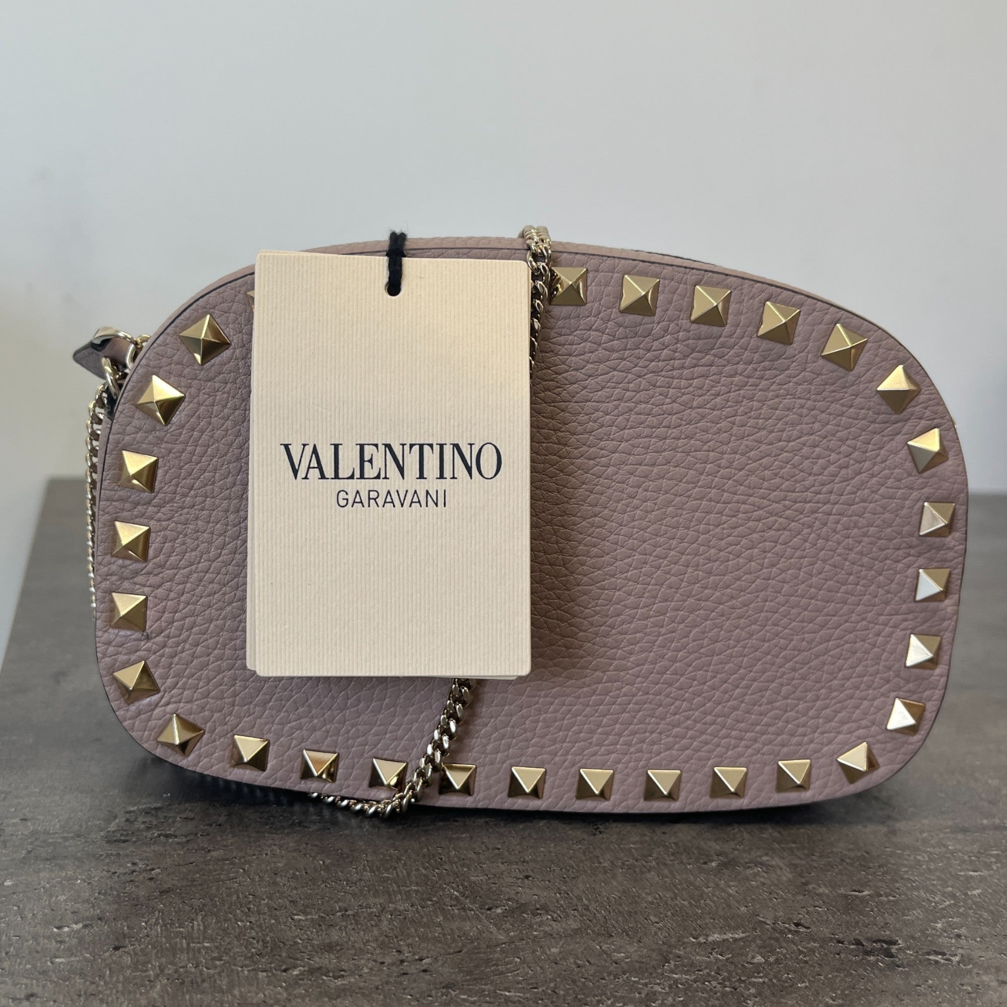 Women's Rockstud Small Crossbody Camera Bag Pink