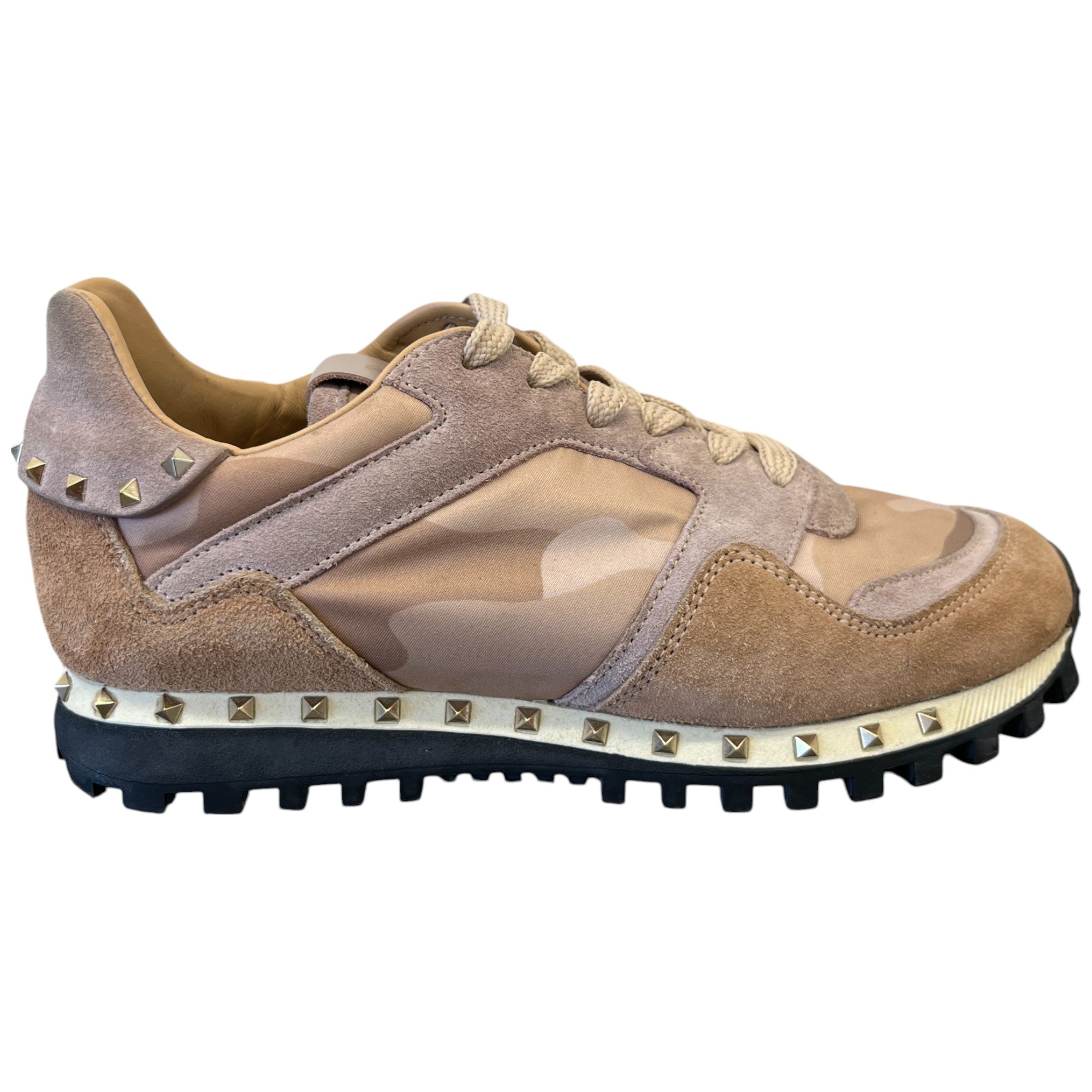 Women's Rockstud Low Trainers Pink Size EU 36 / UK 3