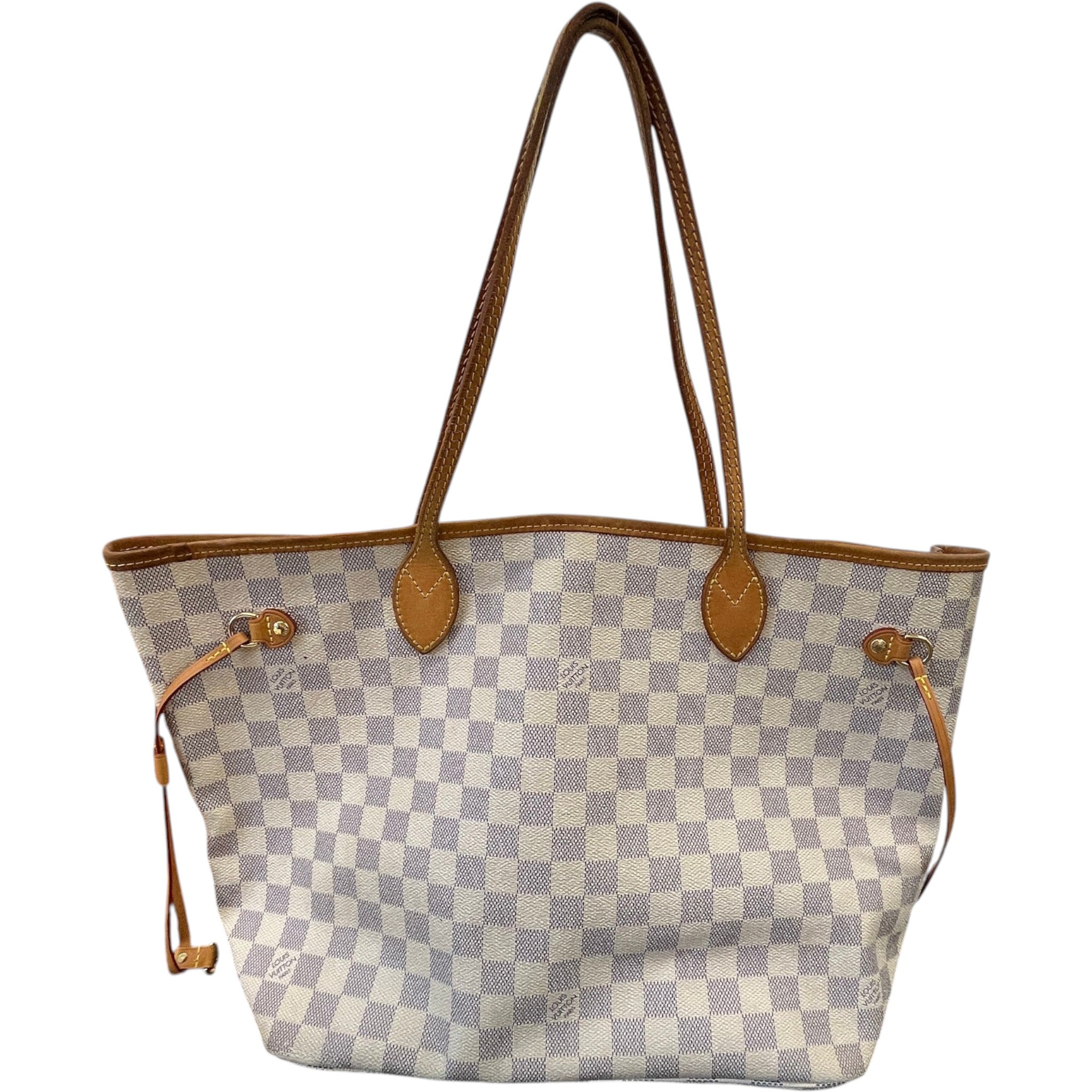 Women's Damier Azur Neverfull Mm Tote Bag White