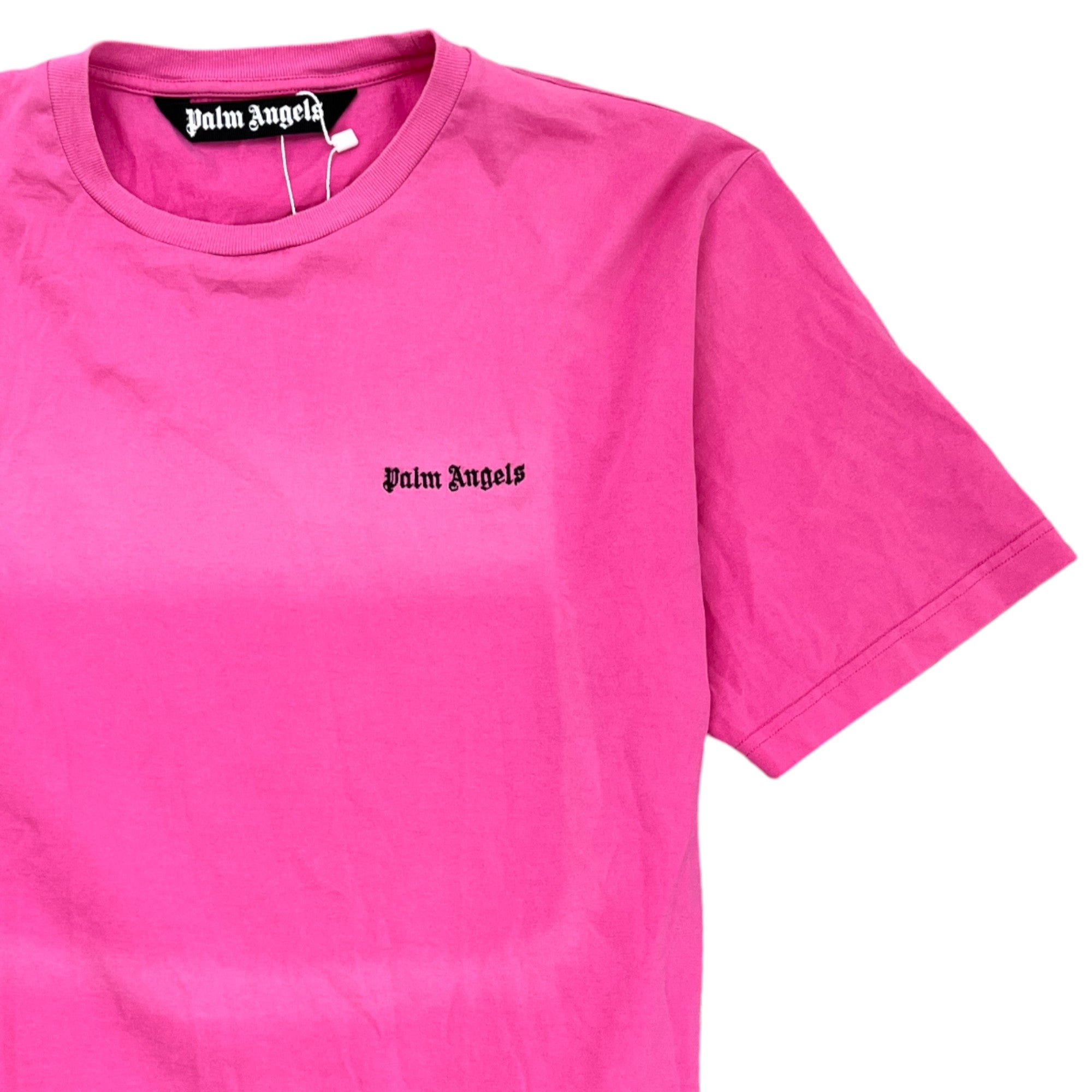 Men's Logo Print T-Shirt Pink Size S