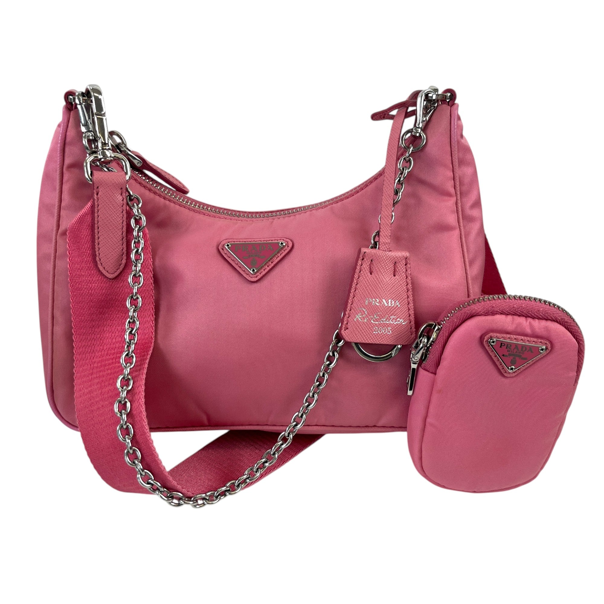 Women's Plaque Logo Bag Pink
