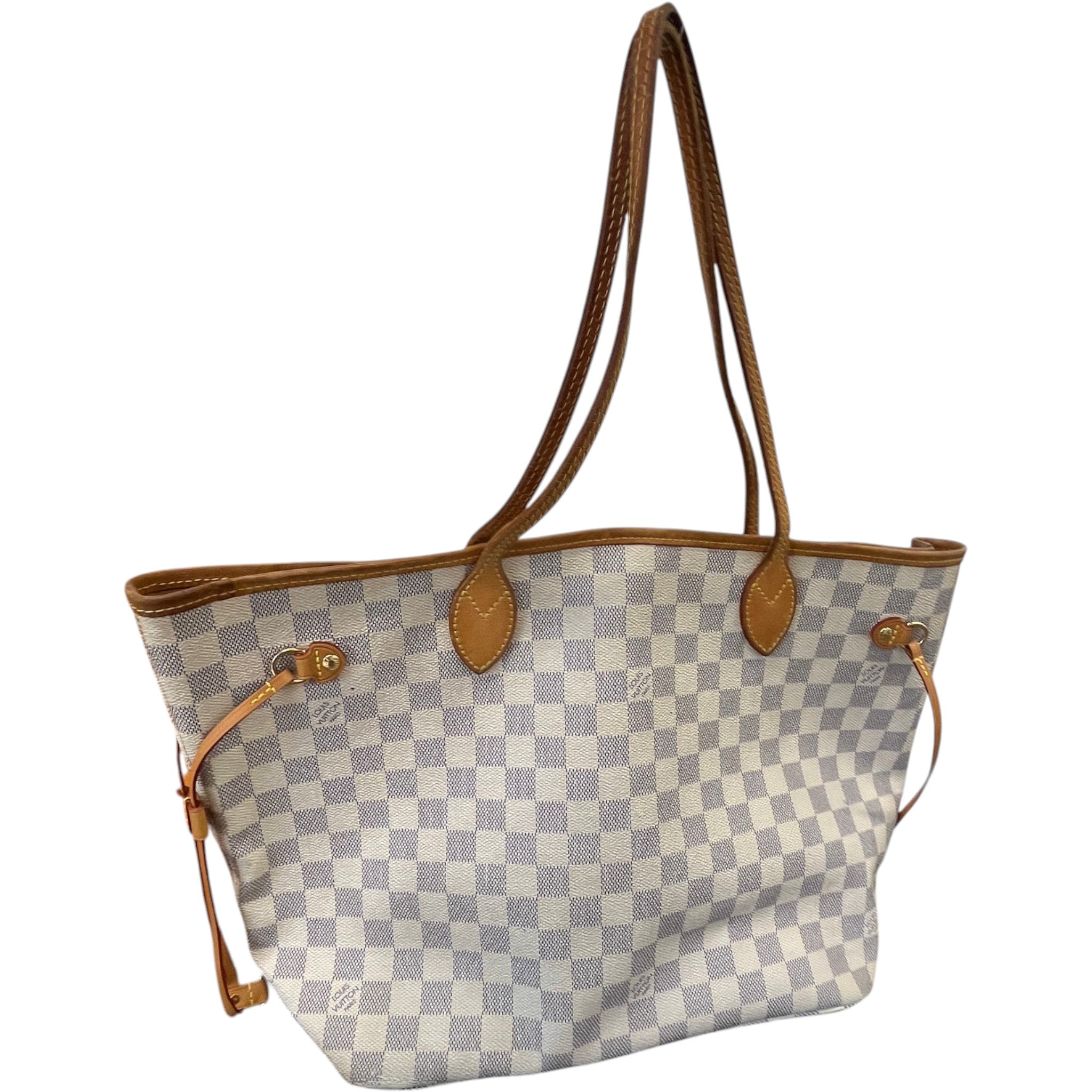 Women's Damier Azur Neverfull Mm Tote Bag White