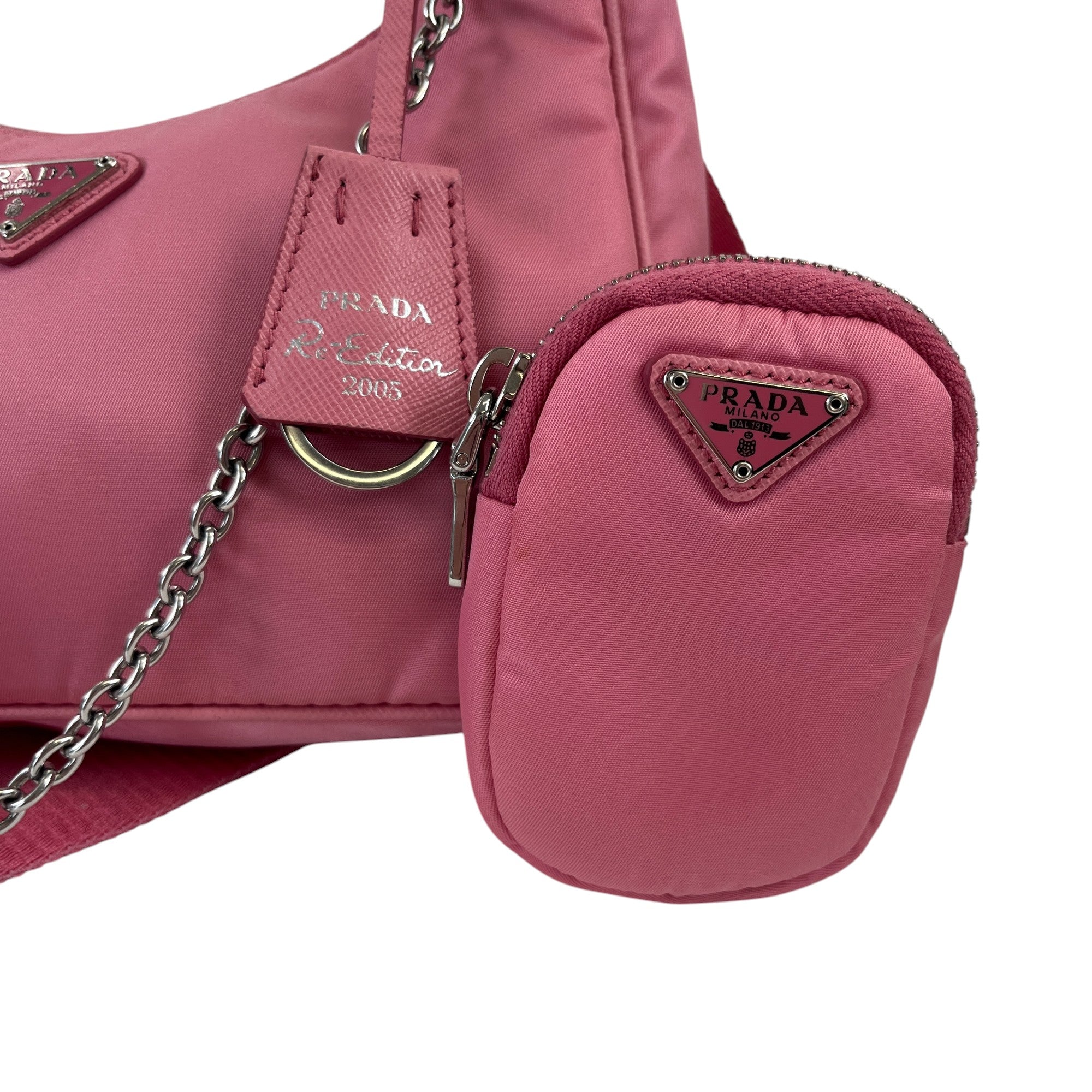 Women's Plaque Logo Bag Pink