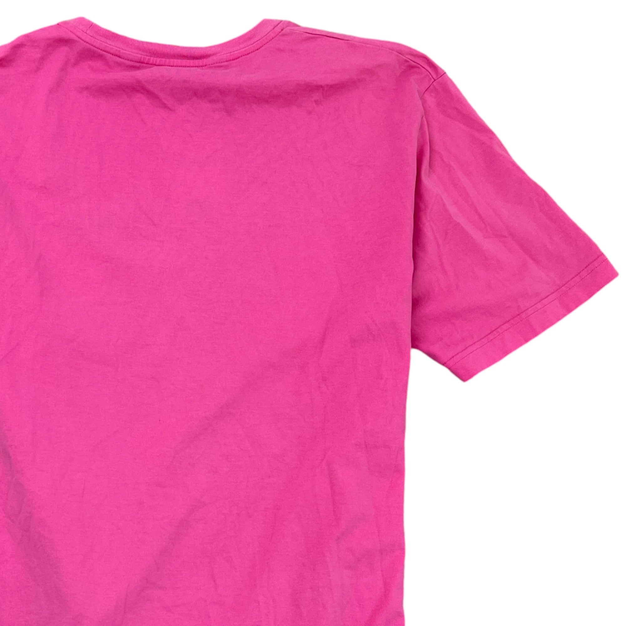 Men's Logo Print T-Shirt Pink Size S