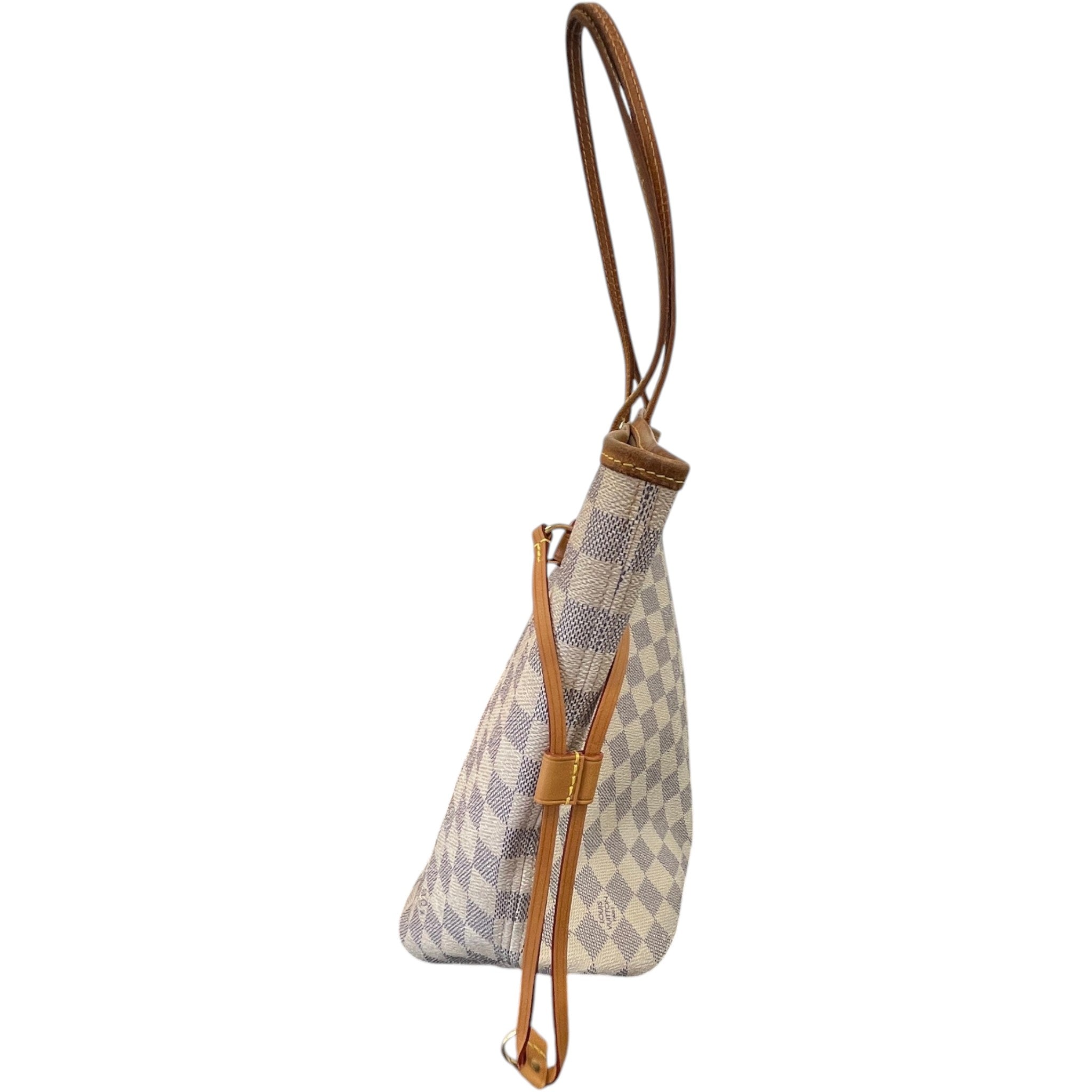 Women's Damier Azur Neverfull Mm Tote Bag White