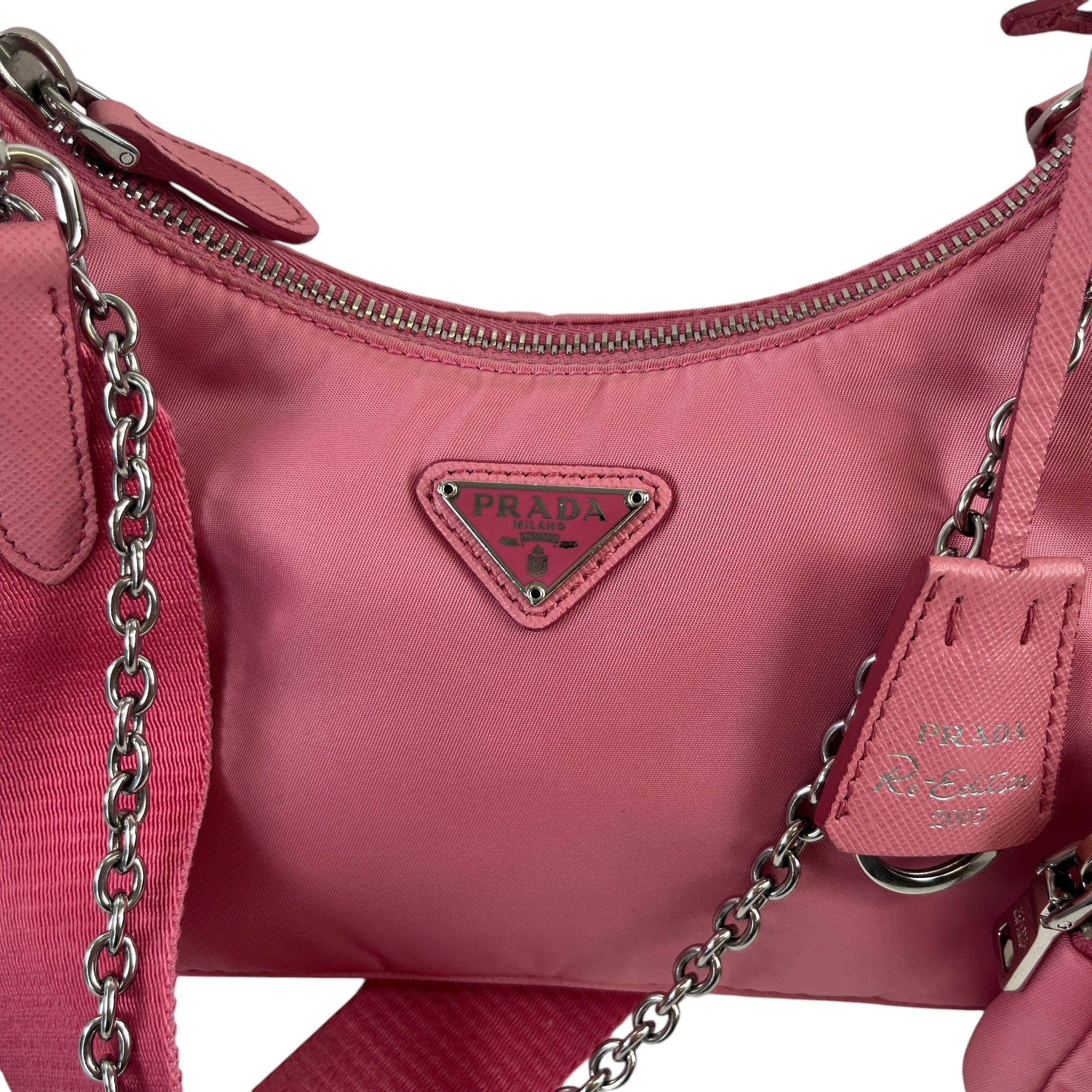 Women's Plaque Logo Bag Pink