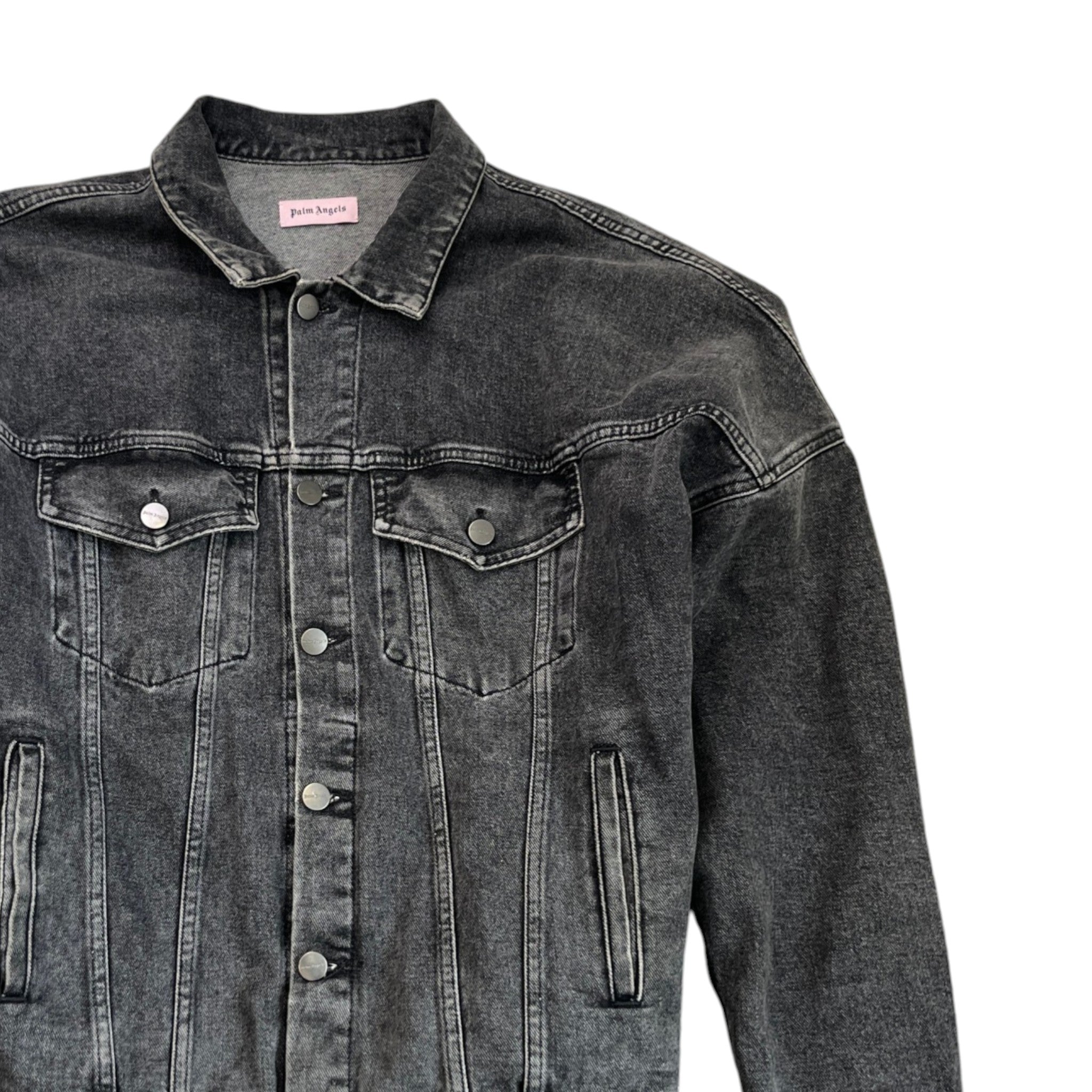 Men's Logo Print Jacket Black Size L