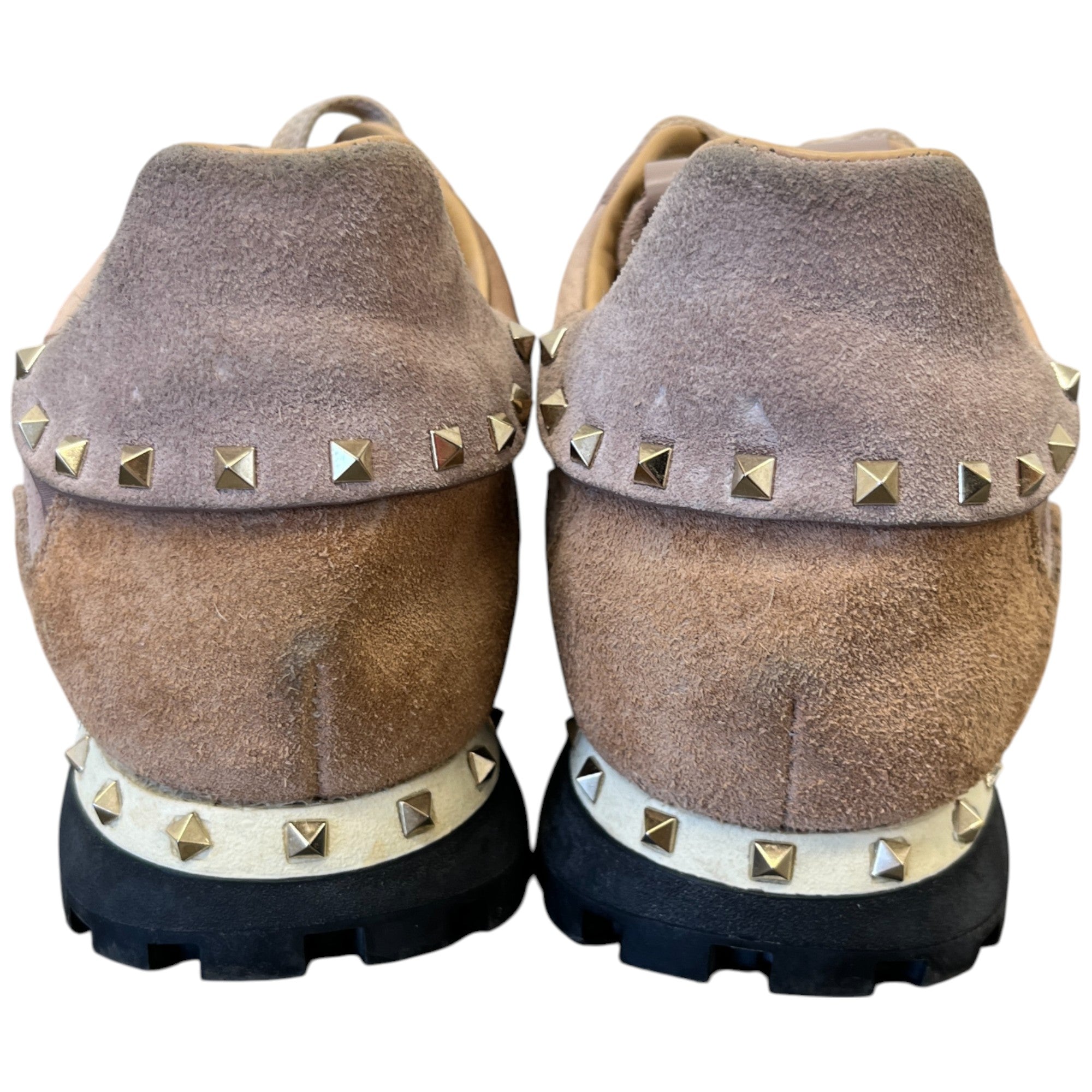 Women's Rockstud Low Trainers Pink Size EU 36 / UK 3