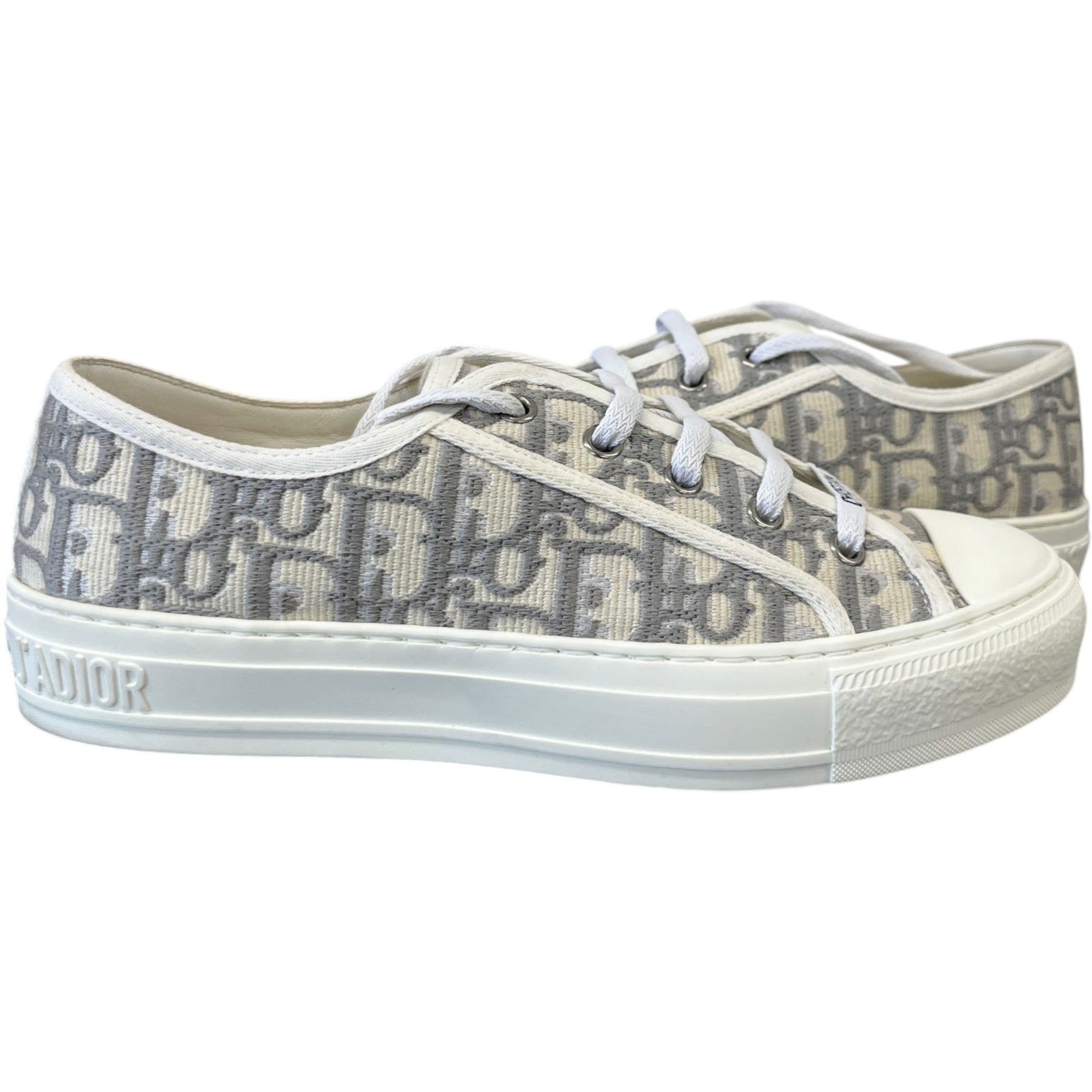 Women's Walk'N'Dior Low Trainers Grey Size EU 37 / UK 4