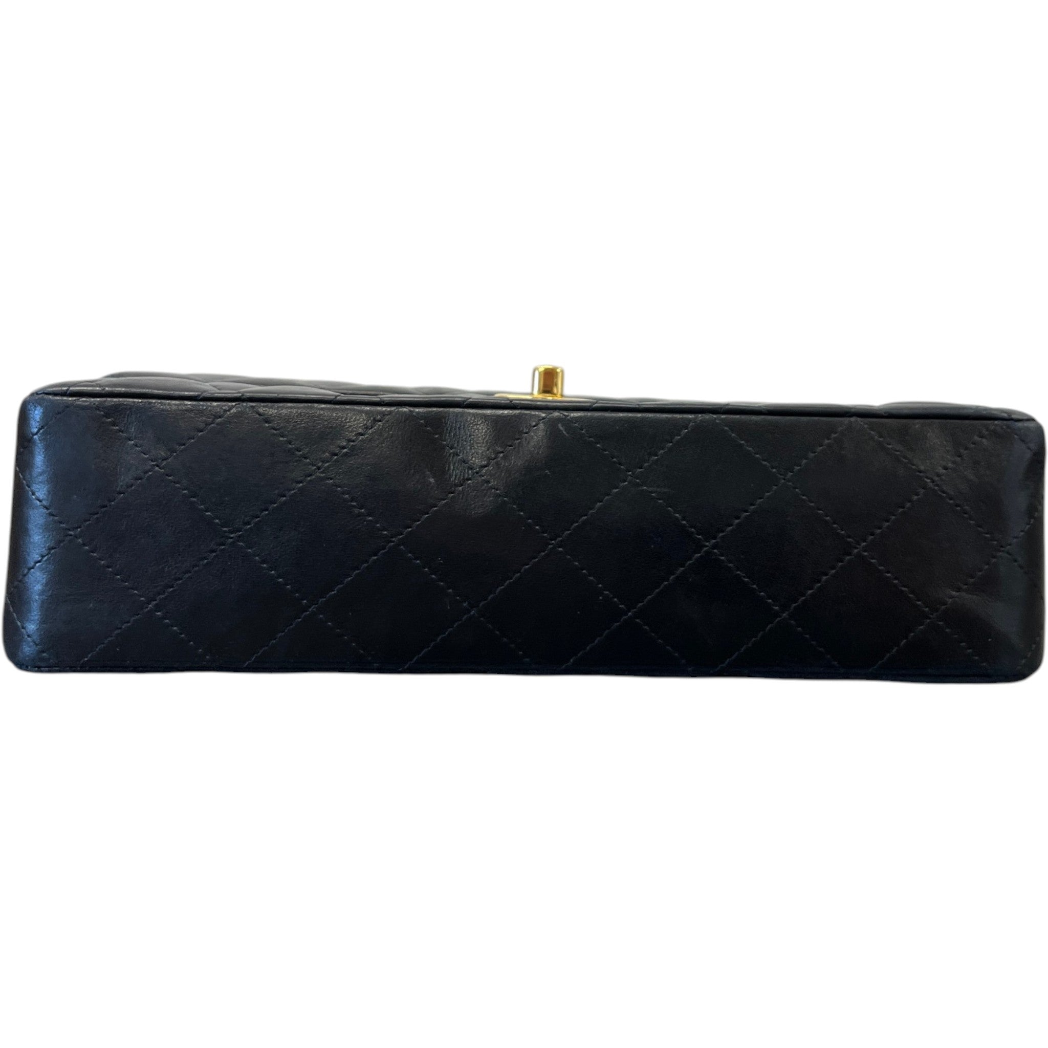 Women's Medium Classic Double Flap Bag Black